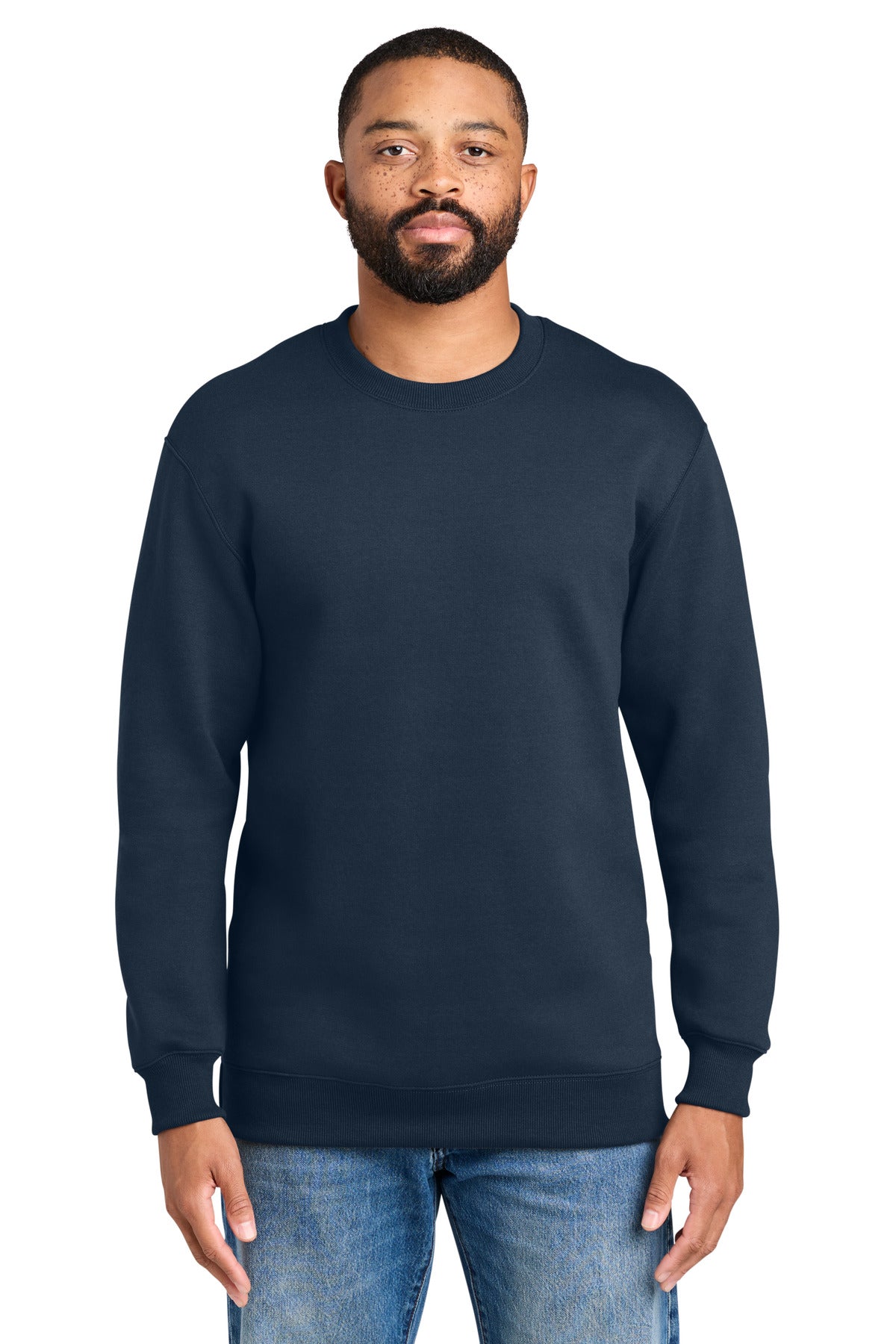 Port & Co PC107 Foundation Fleece Pullover Crewneck Sweatshirt