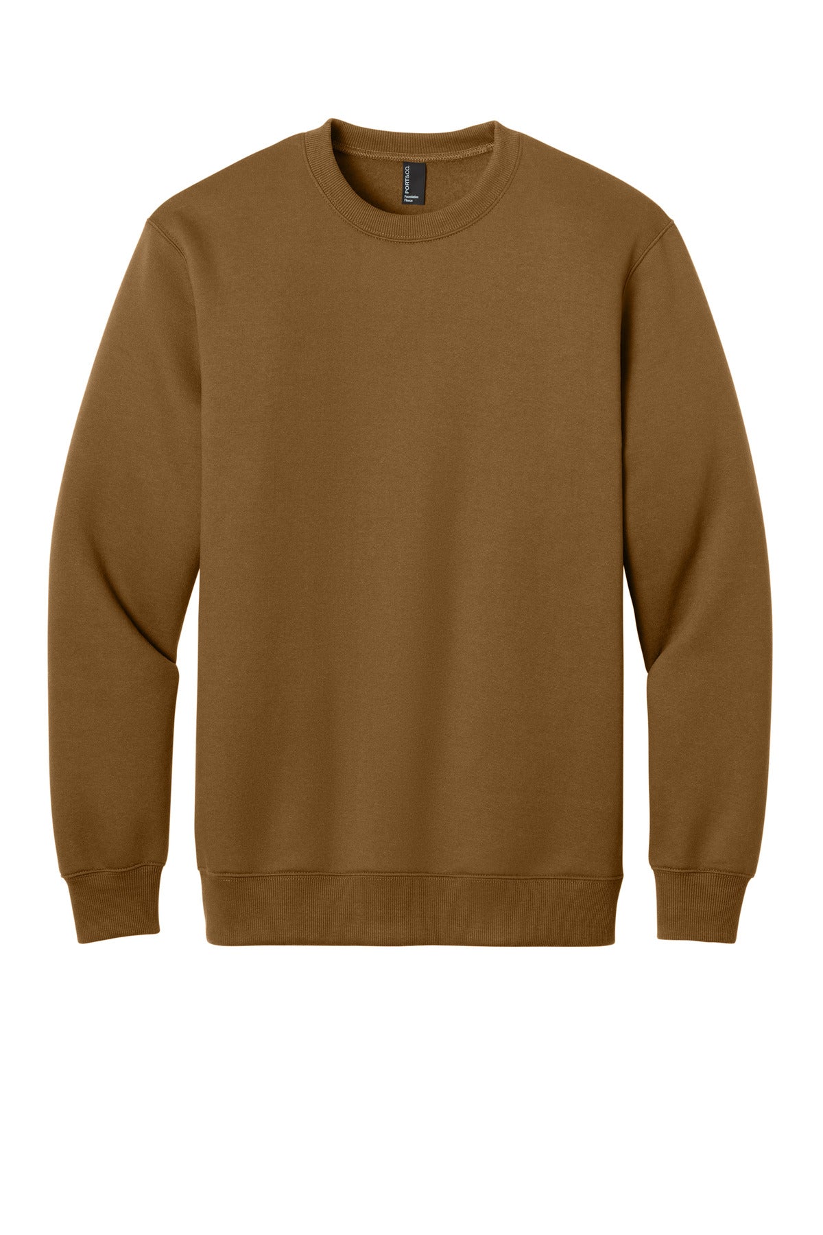 Port & Co PC107 Foundation Fleece Pullover Crewneck Sweatshirt