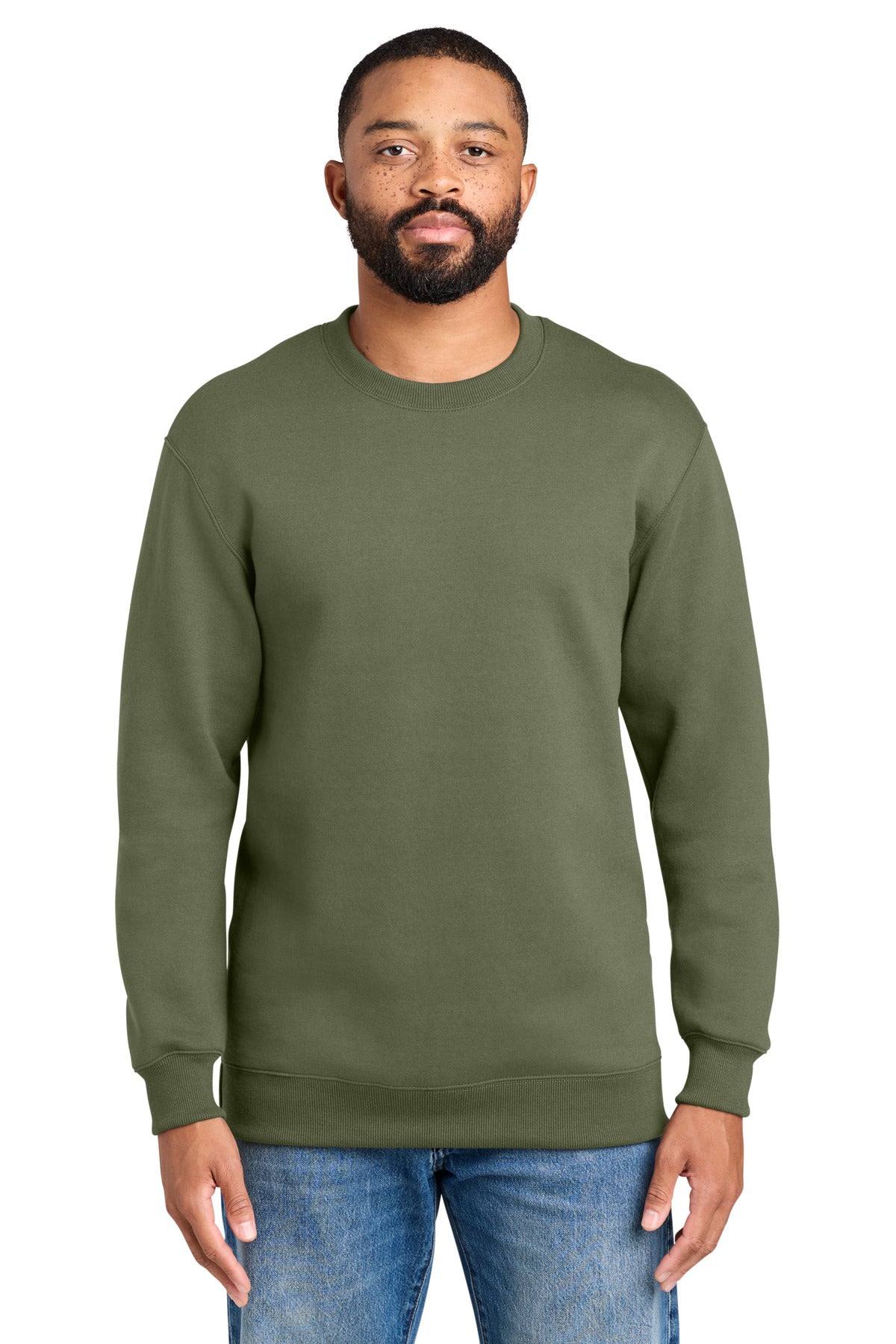 Port & Co PC107 Foundation Fleece Pullover Crewneck Sweatshirt