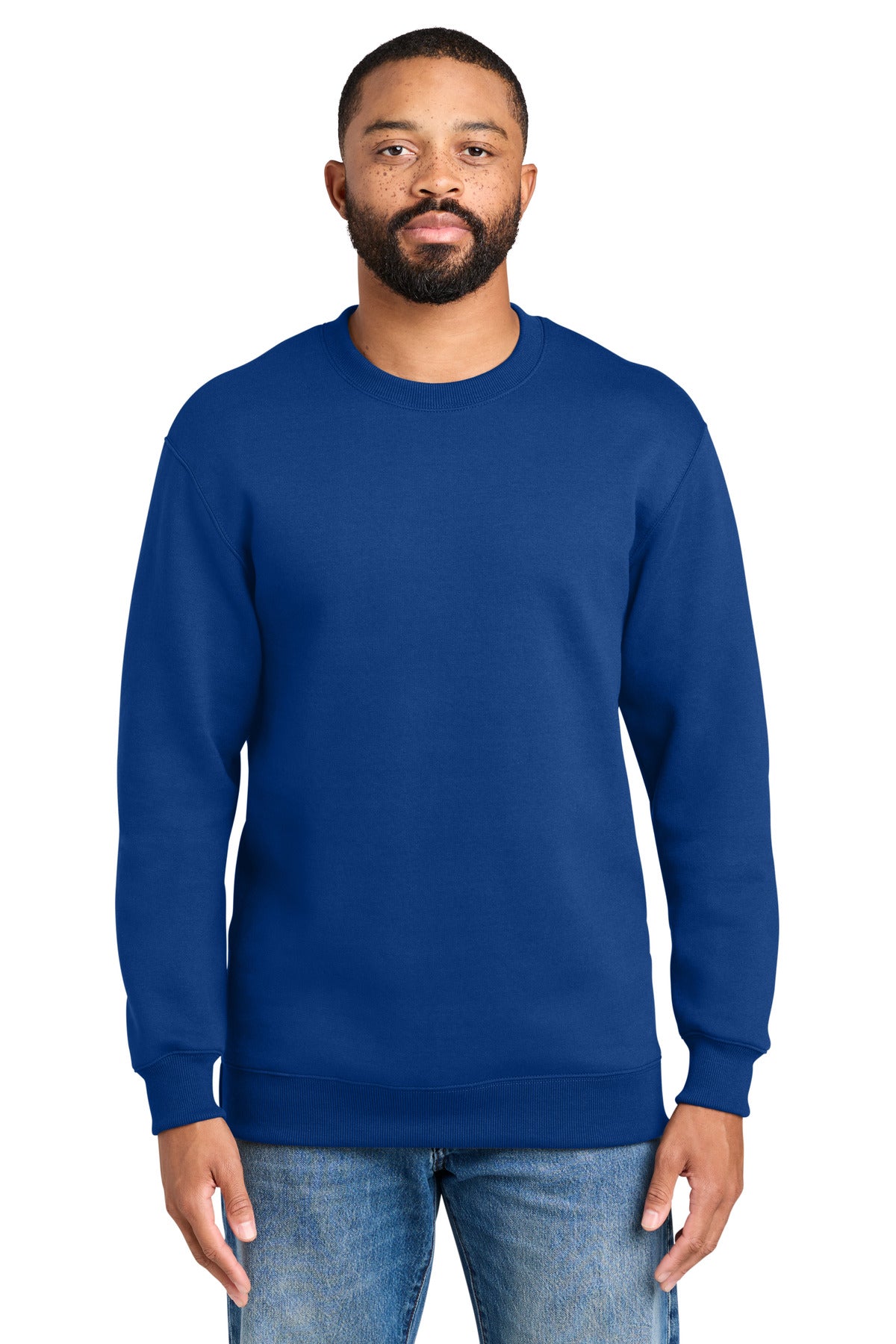Port & Co PC107 Foundation Fleece Pullover Crewneck Sweatshirt