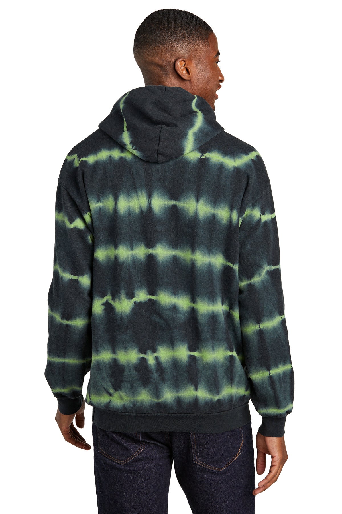 Port & Company PC143 Allover Stripe Tie-Dye Fleece | Port & Co PC143