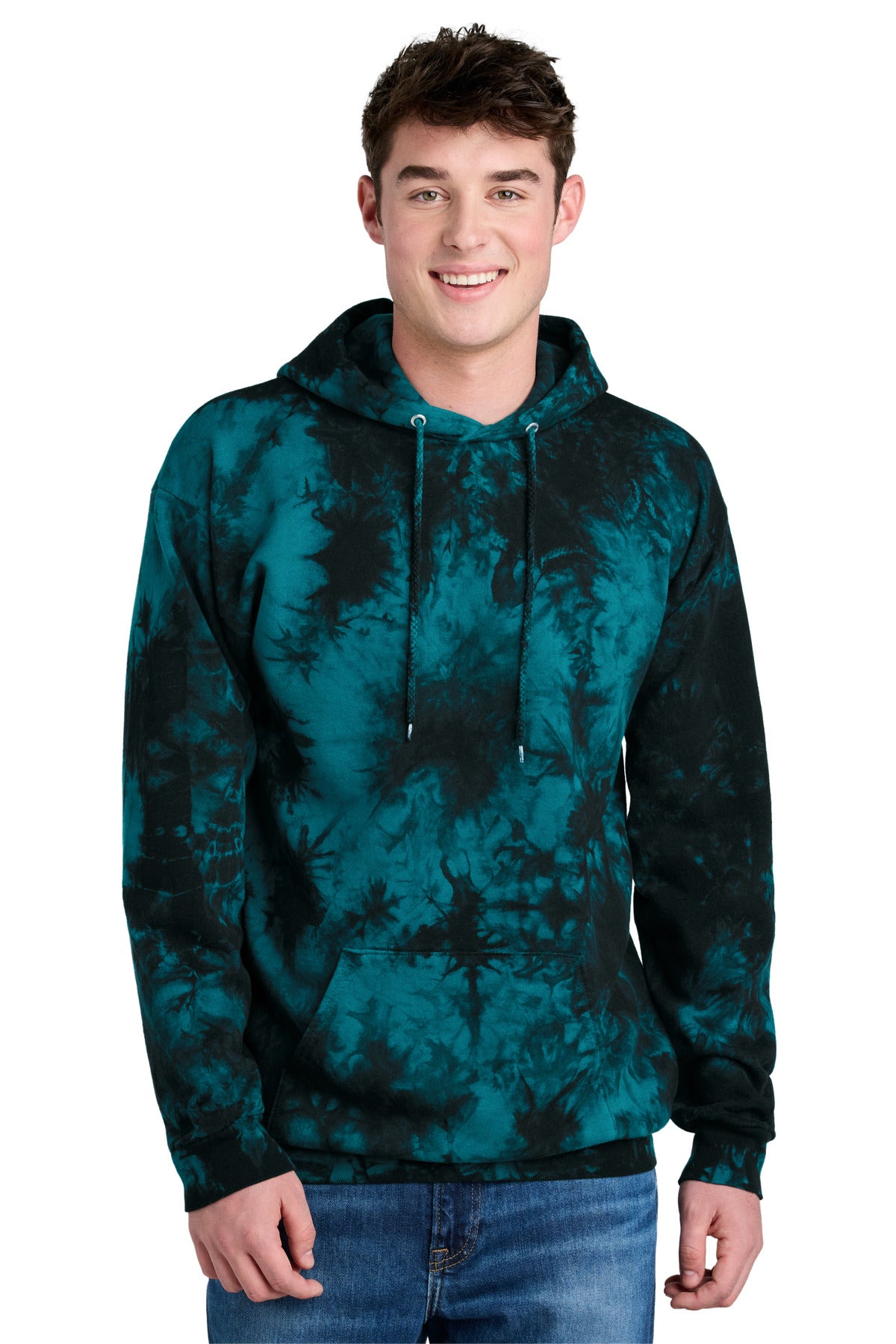 Port & Company PC144 Crystal Tie-Dye Pullover Hoodie | Port & Co PC144
