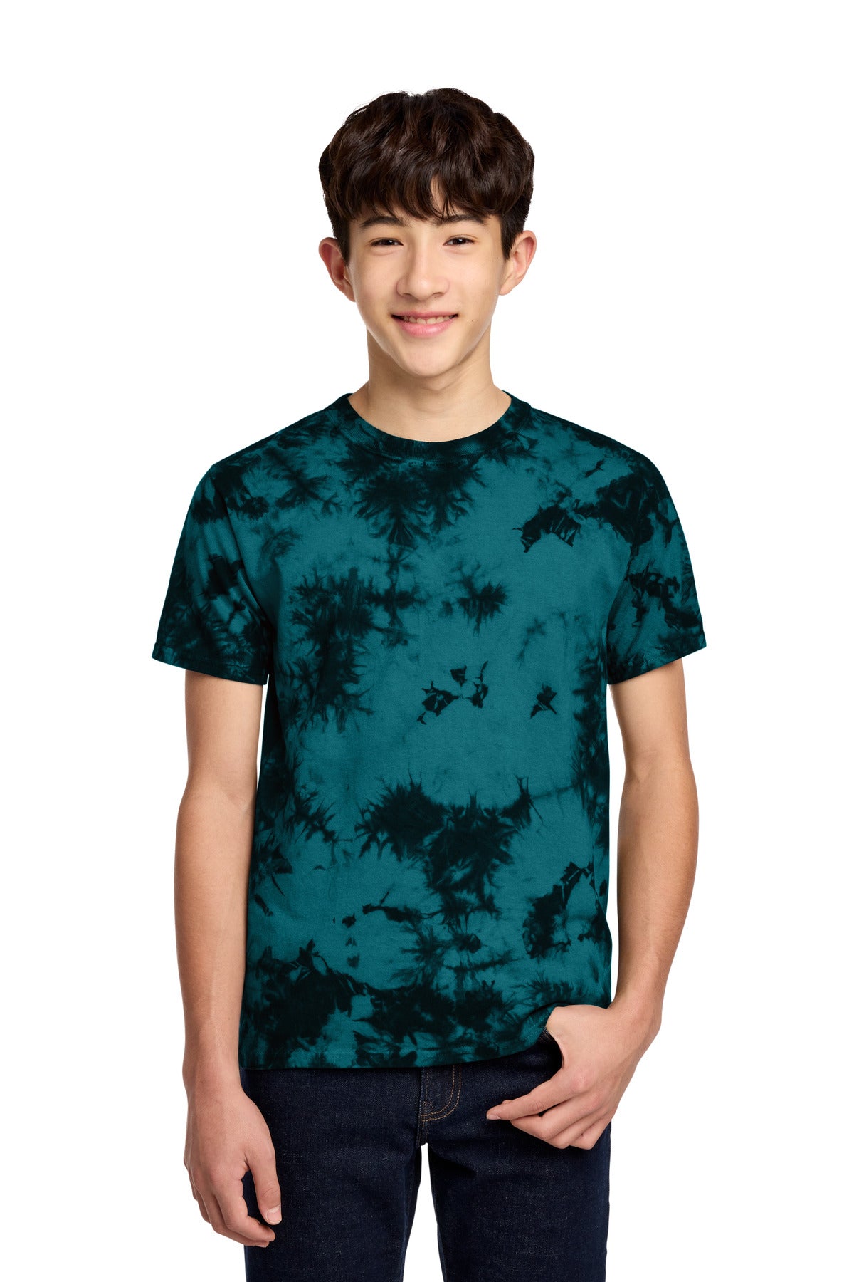 Port & Company PC145Y Youth Crystal Tie-Dye Tee | Port & Co PC145Y