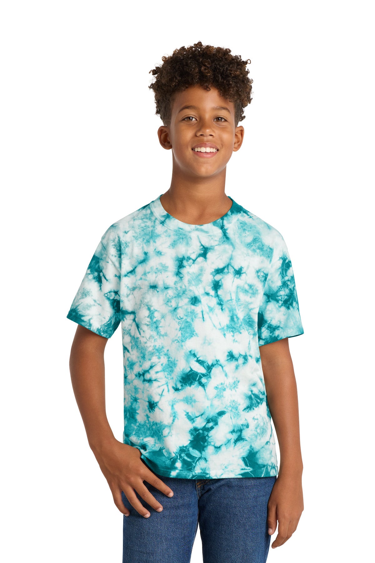 Port & Company PC145Y Youth Crystal Tie-Dye Tee | Port & Co PC145Y