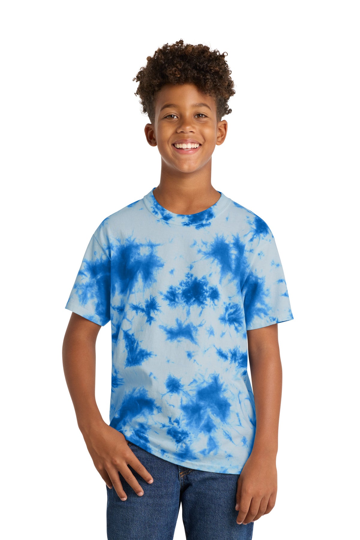 Port & Company PC145Y Youth Crystal Tie-Dye Tee | Port & Co PC145Y