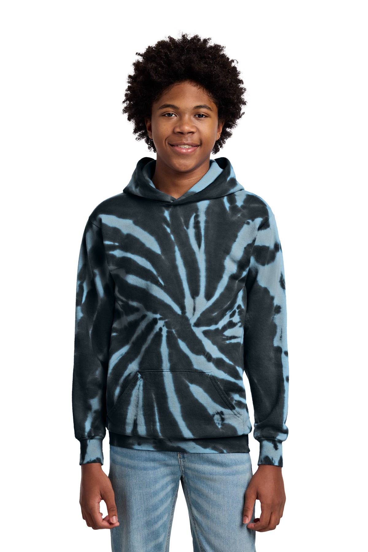 Port & Company PC146Y Youth Tie-Dye Pullover Hoodie | Port & Co PC146Y
