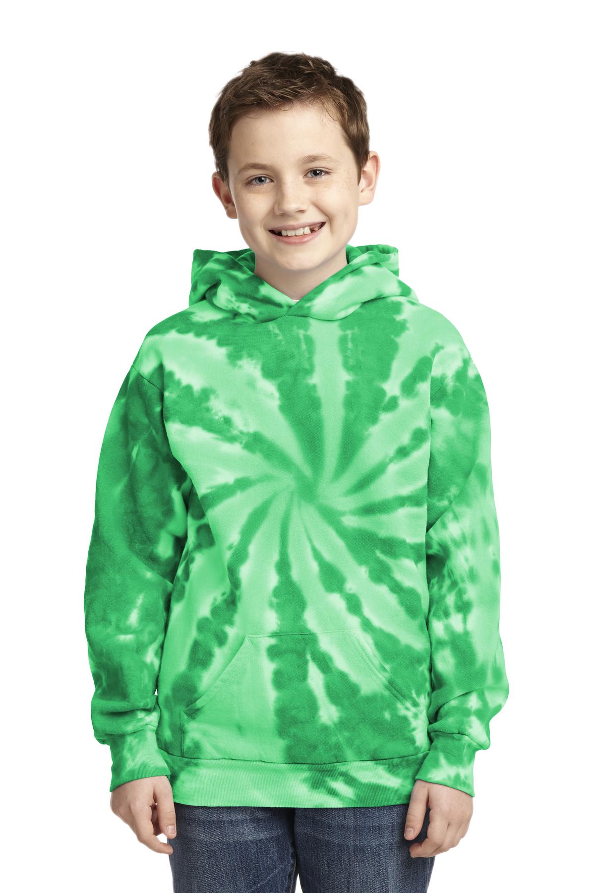 Port & Co ™ Youth Tie-Dye Pullover Hooded Sweatshirt. PC146Y - Port & Company PC146Y