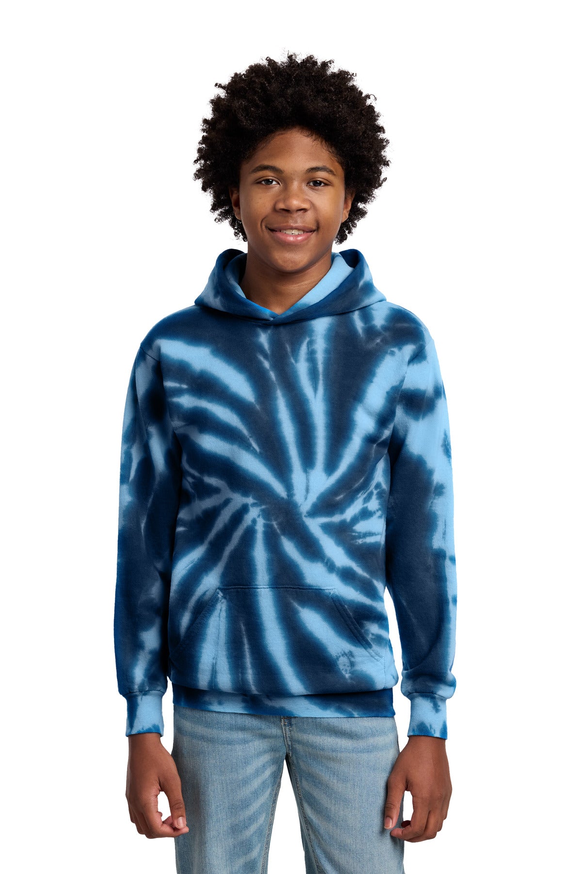 Port & Company PC146Y Youth Tie-Dye Pullover Hoodie | Port & Co PC146Y