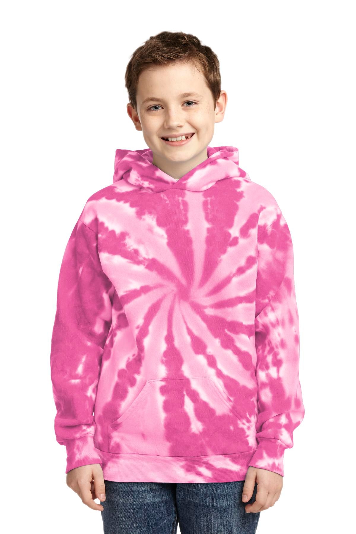 Port & Co ™ Youth Tie-Dye Pullover Hooded Sweatshirt. PC146Y - Port & Company PC146Y