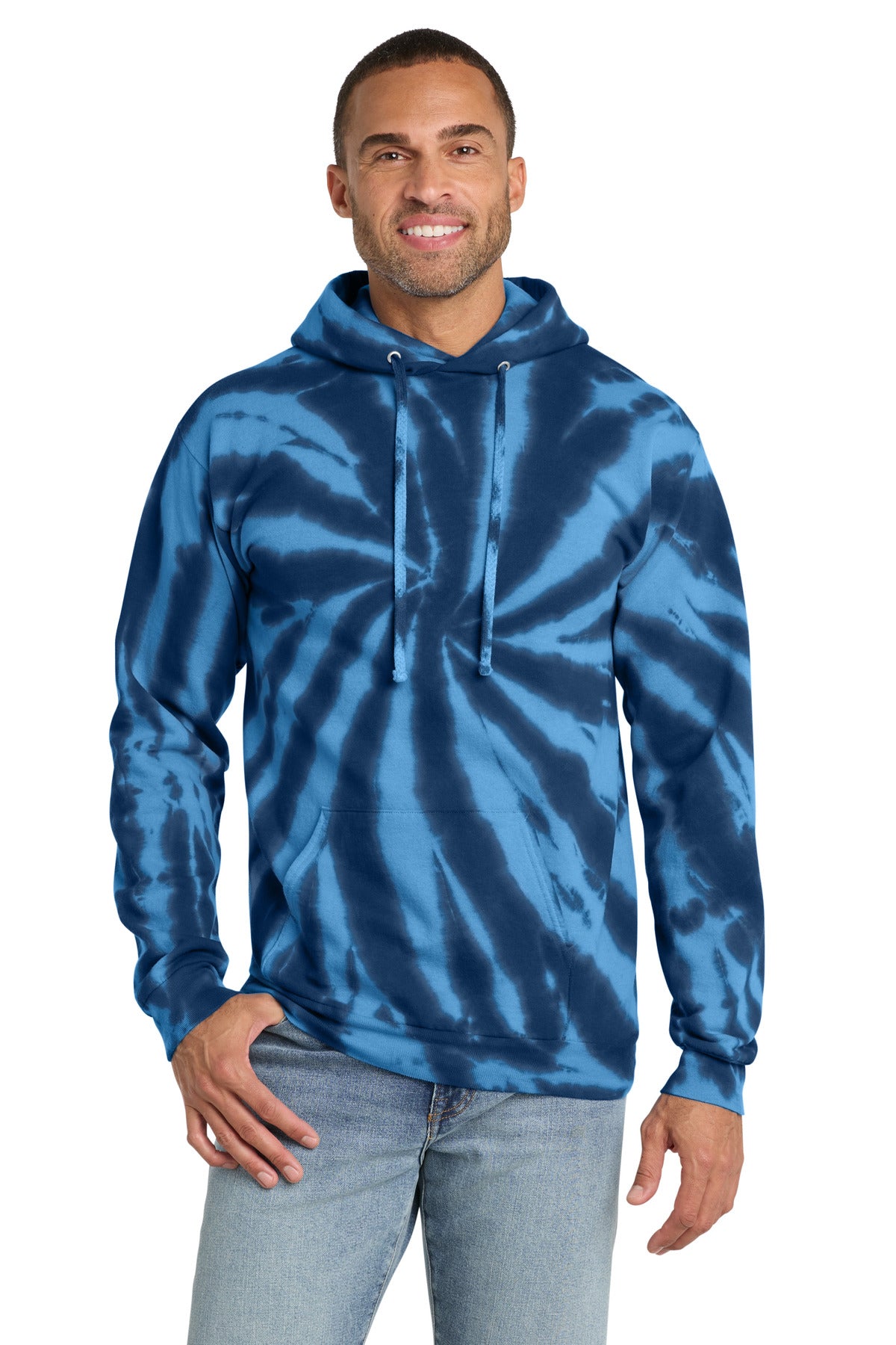 Port & Company PC146 Tie-Dye Pullover Hooded Sweatshirt | Port & Co PC146