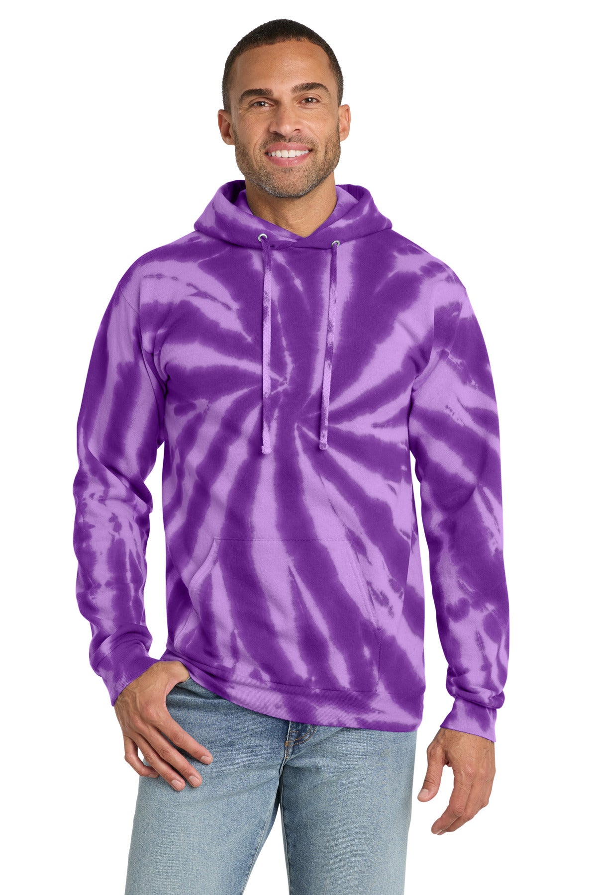 Port & Company PC146 Tie-Dye Pullover Hooded Sweatshirt | Port & Co PC146