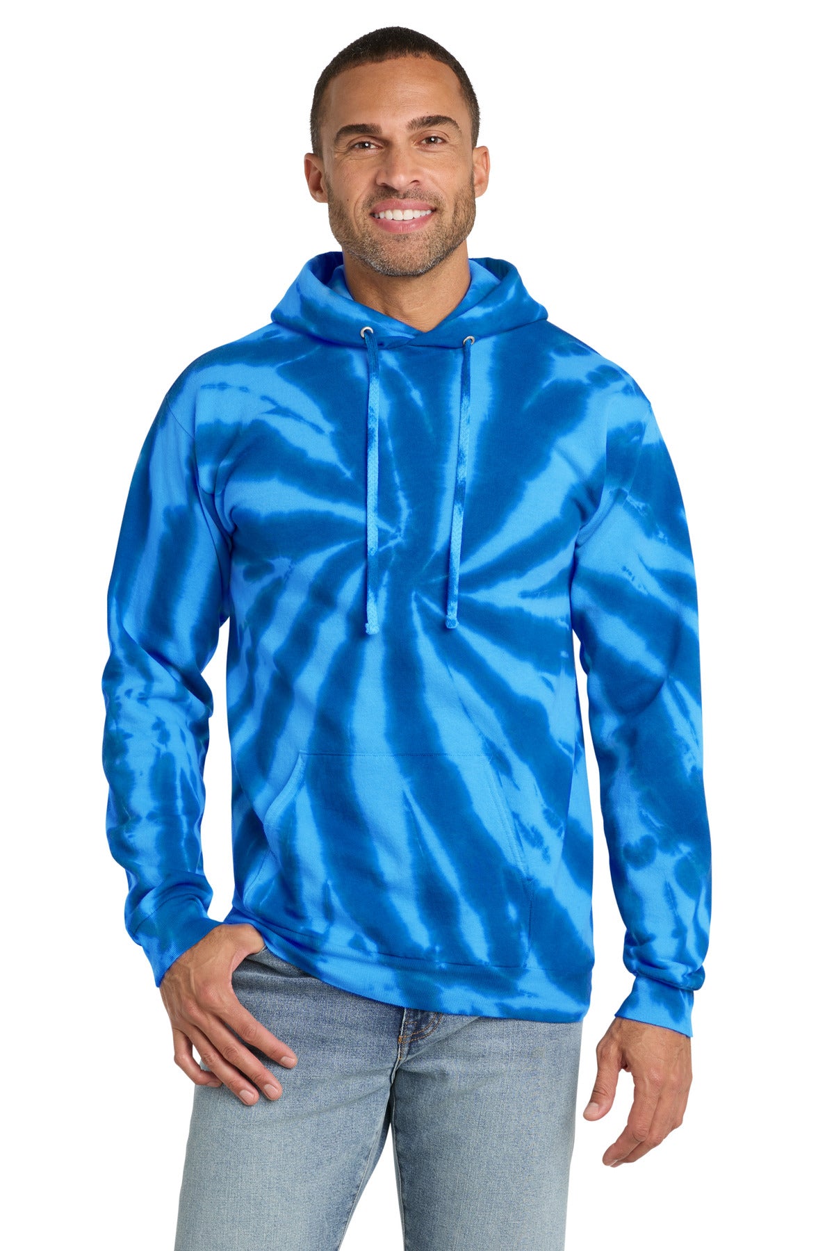 Port & Company PC146 Tie-Dye Pullover Hooded Sweatshirt | Port & Co PC146