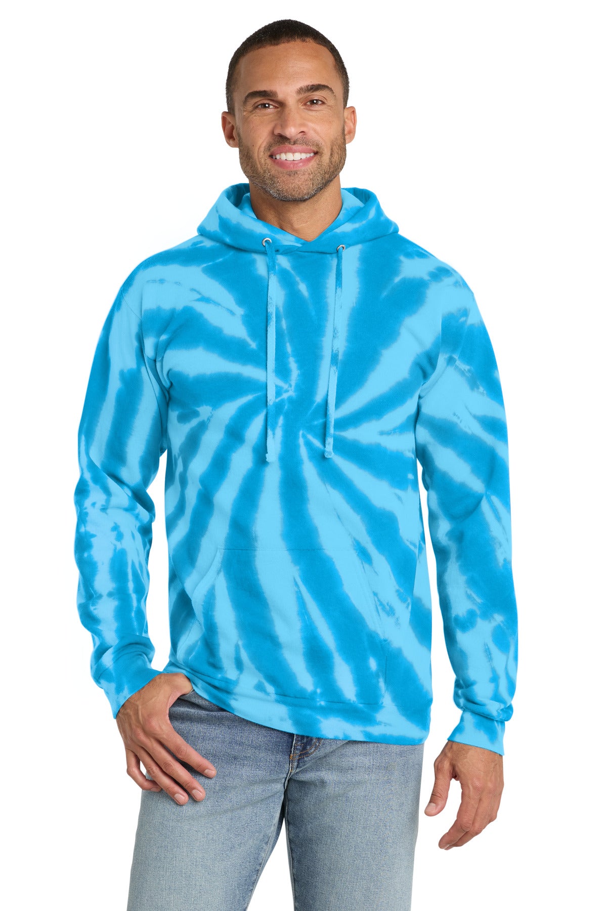 Port & Company PC146 Tie-Dye Pullover Hooded Sweatshirt | Port & Co PC146