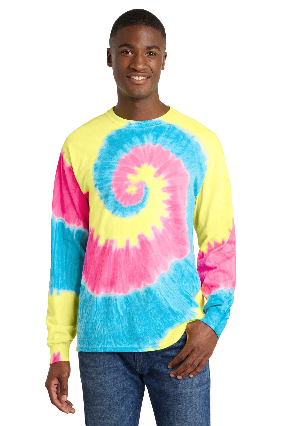 Port & Co ™ Tie-Dye Long Sleeve Tee. PC147LS - Port & Co PC147LS