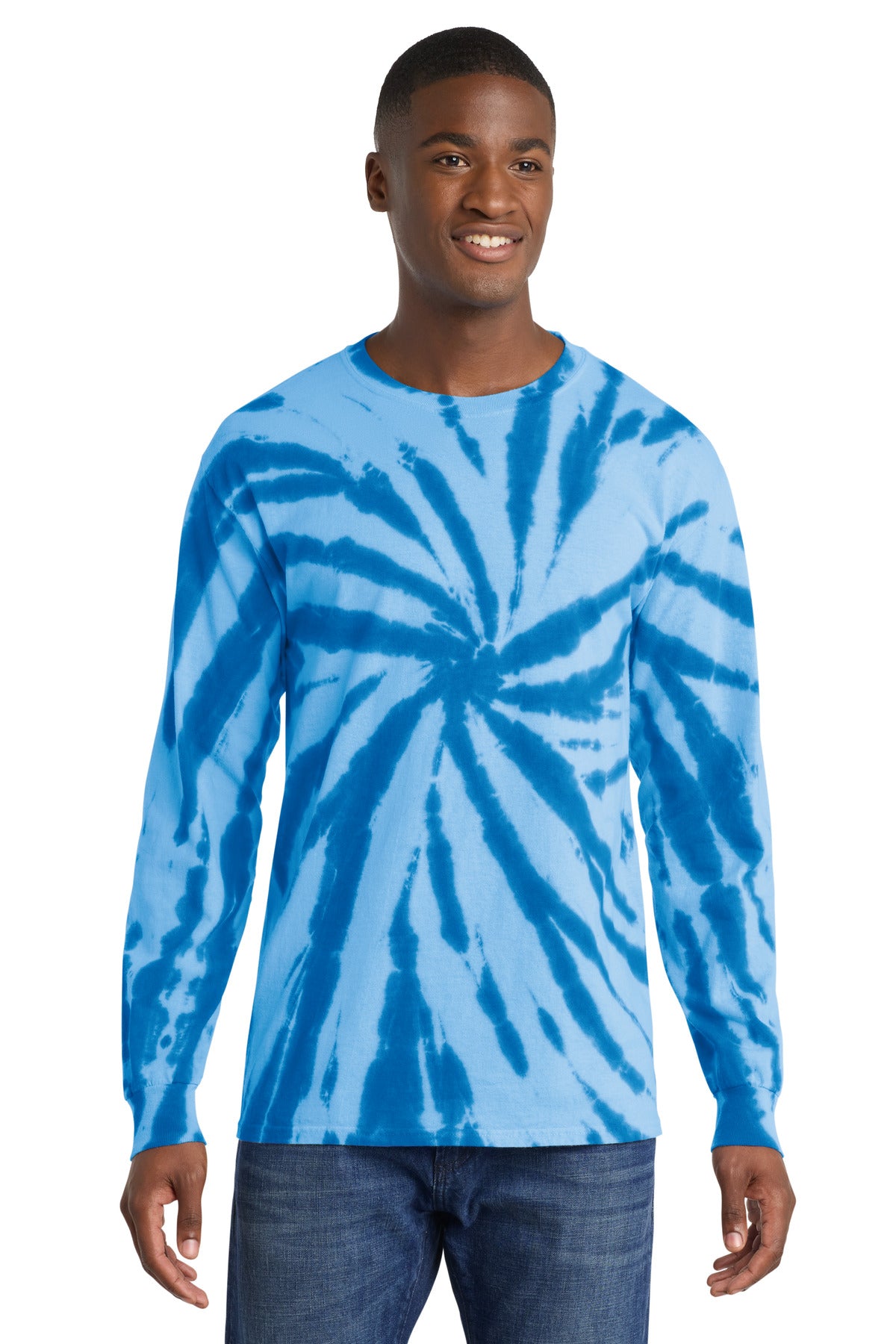 Port & Company PC147LS Tie-Dye Long Sleeve Tee | Port & Co PC147LS