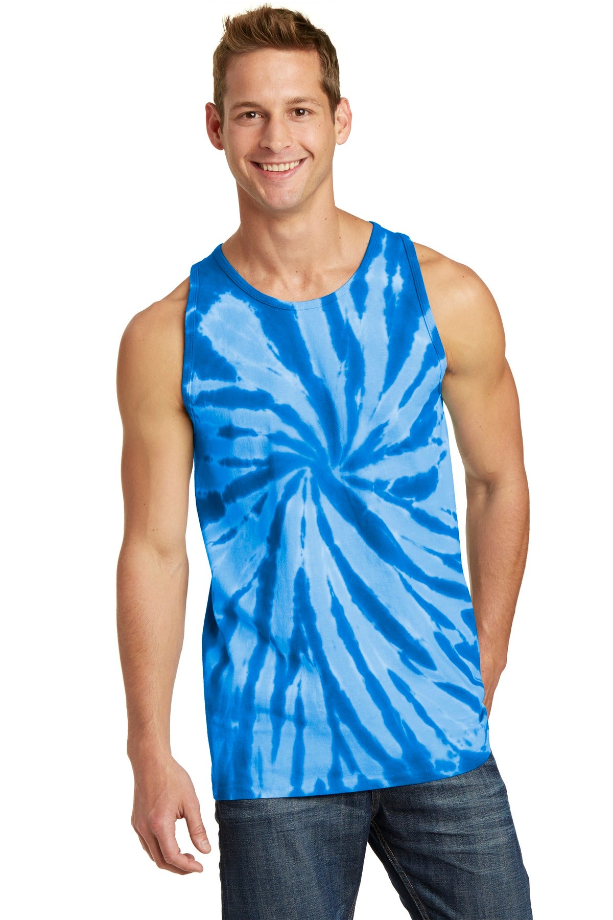 Port & Co ™ Tie-Dye Tank Top. PC147TT - Port & Company PC147TT