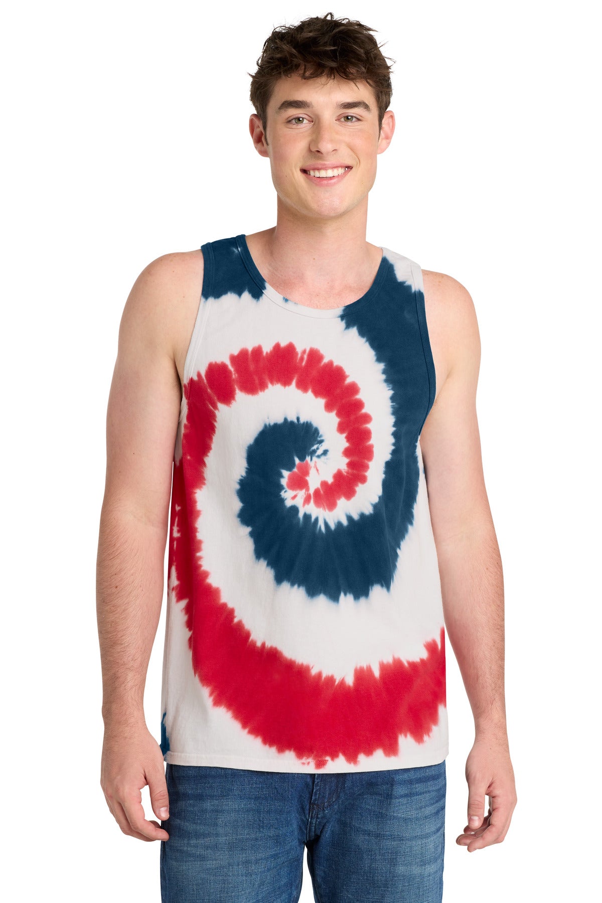 Port & Company PC147TT Tie-Dye Tank Top Wholesale Blank Tie-Dye Tanks | Port & Co PC147TT