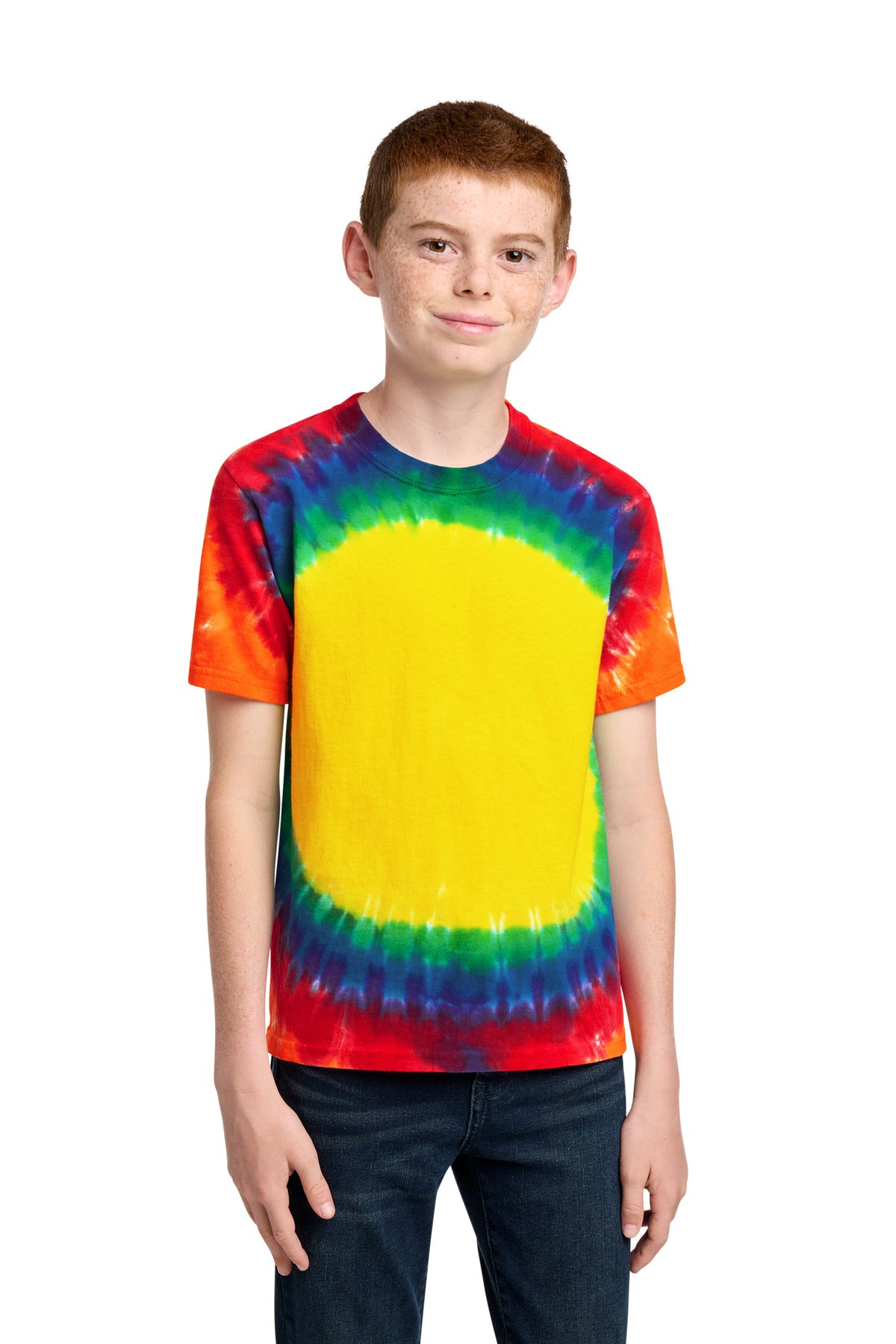 Port & Company PC149Y Youth Window Tie-Dye Tee | Port & Co PC149Y