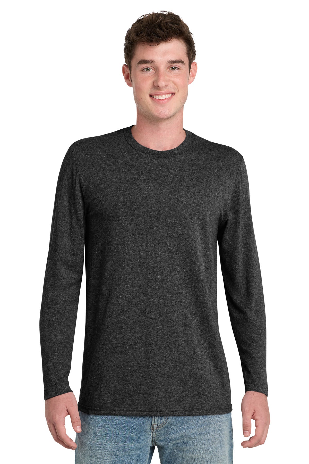 Port & Company PC330LS Tri-Blend Long Sleeve Tee Wholesale Blank | Port & Co PC330LS