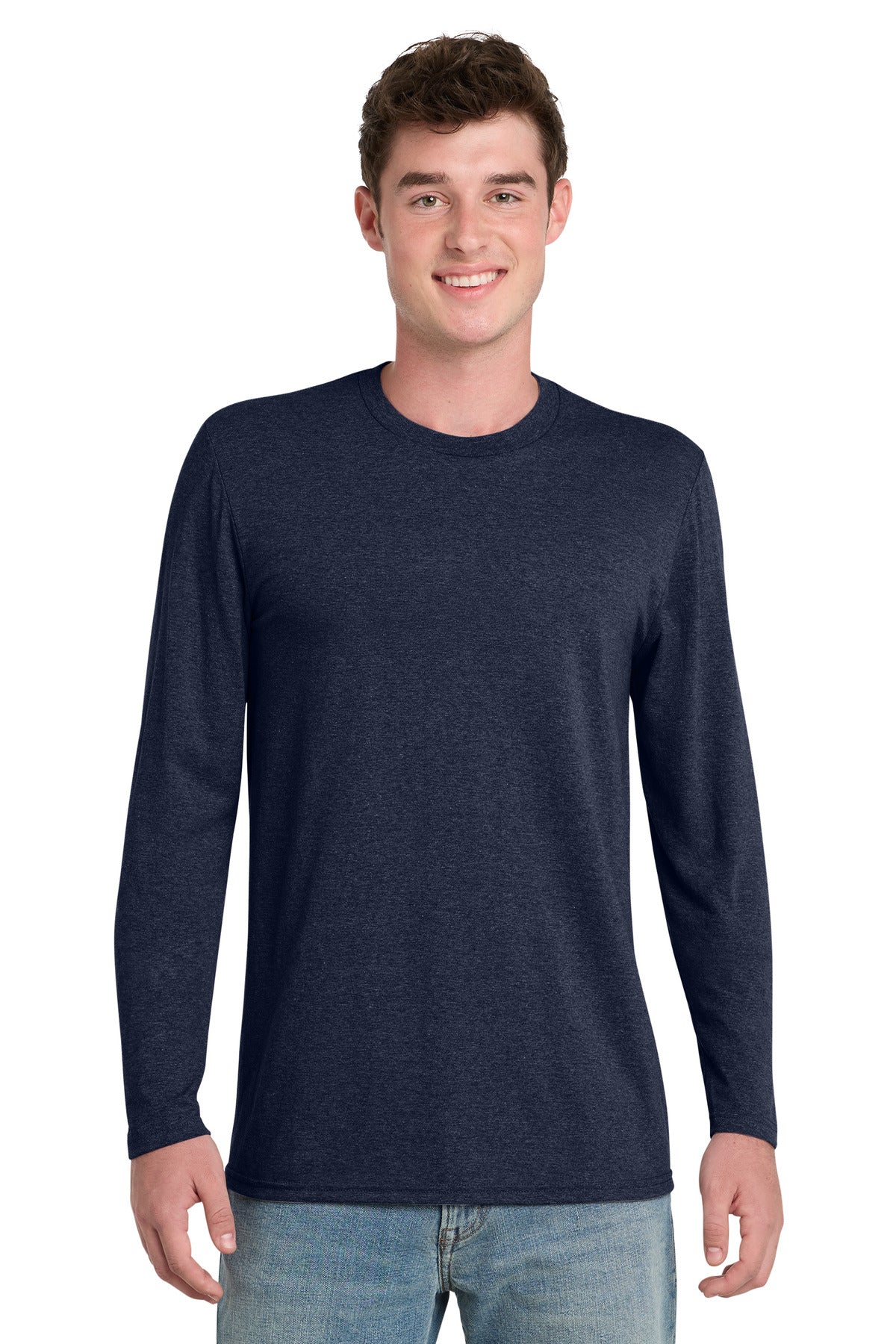 Port & Company PC330LS Tri-Blend Long Sleeve Tee Wholesale Blank | Port & Co PC330LS
