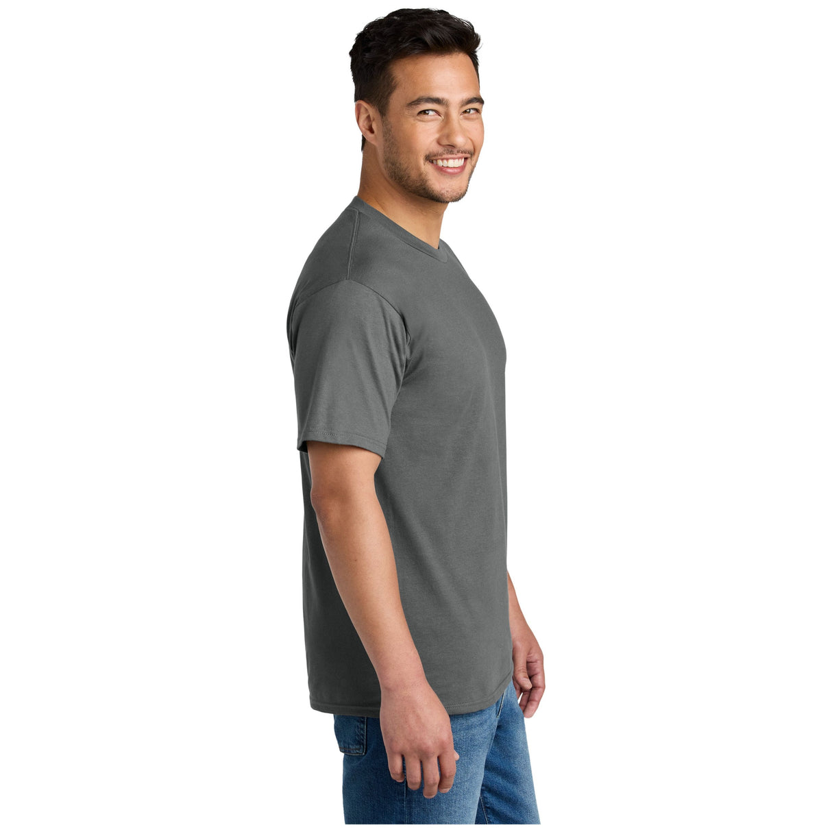 Port & Company® CVC Tee PC340 - Charcoal T-Shirts Port & Company