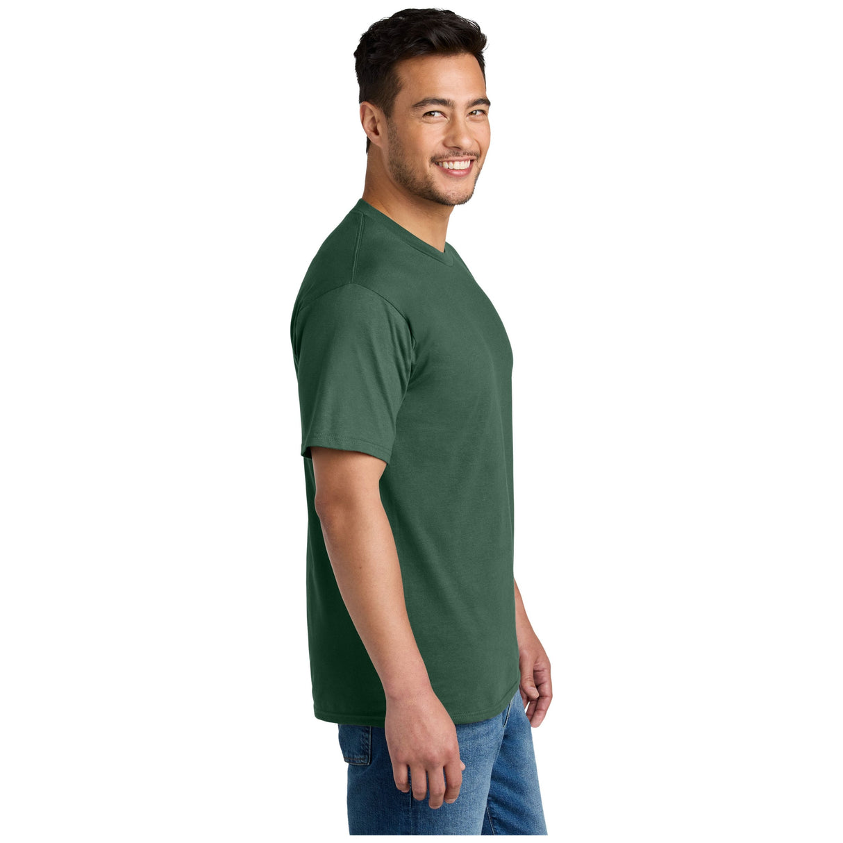 Port & Company® CVC Tee PC340 - Forest Green T-Shirts Port & Company
