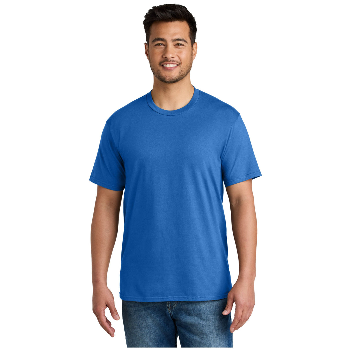 Port & Company® CVC Tee PC340 - Royal Blue T-Shirts Port & Company Royal Blue Small