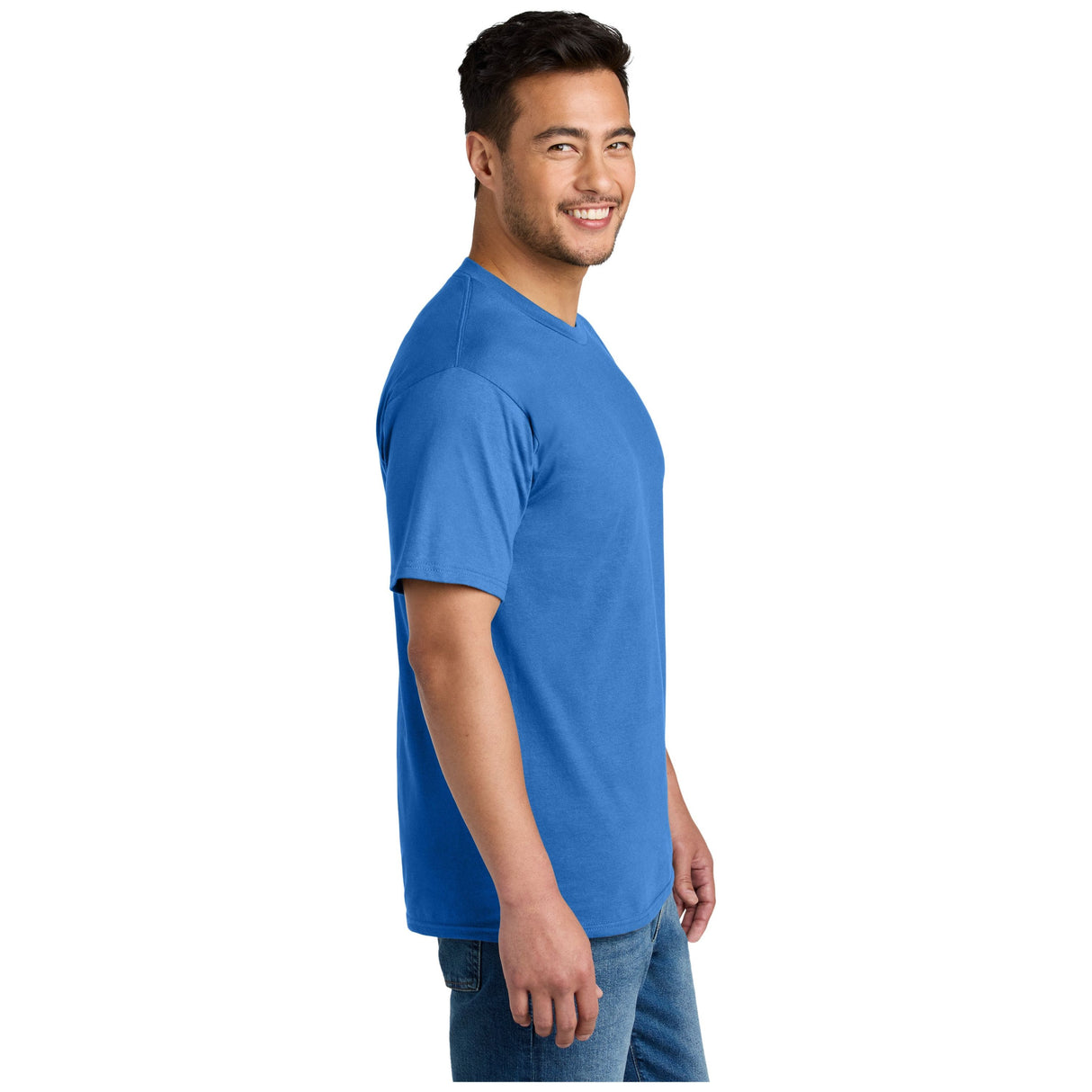 Port & Company® CVC Tee PC340 - Royal Blue T-Shirts Port & Company