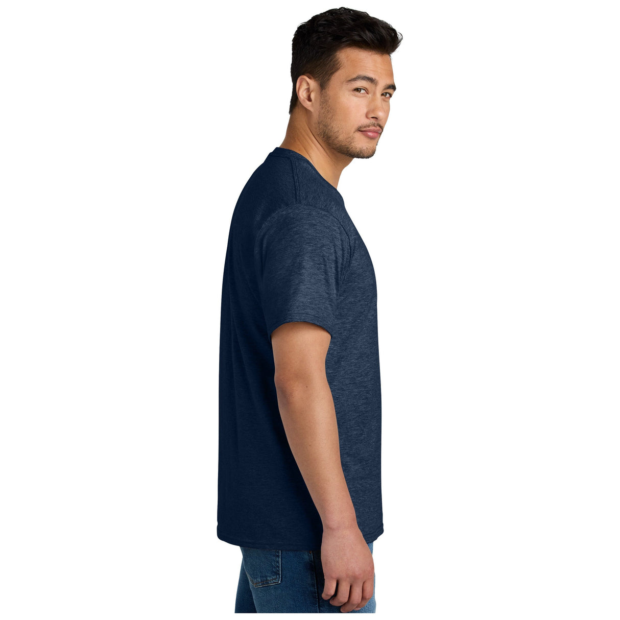 Port & Company® CVC Tee PC340 - Team Navy Heather T-Shirts Port & Company