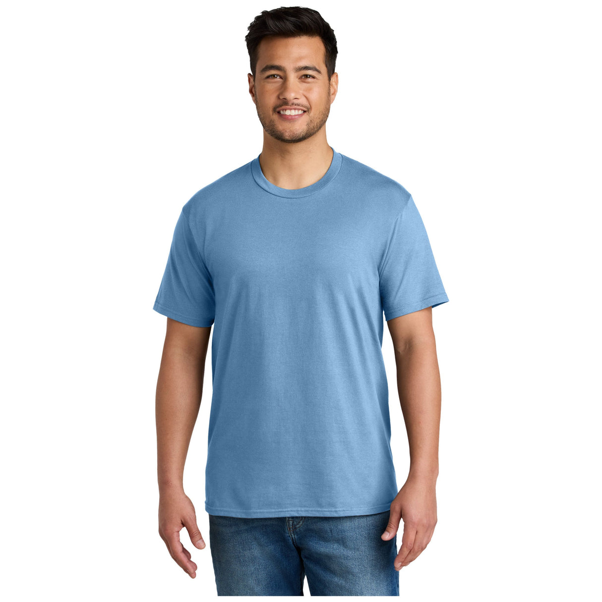 Port & Company® CVC Tee PC340 - Tundra Blue T-Shirts Port & Company Tundra Blue Small