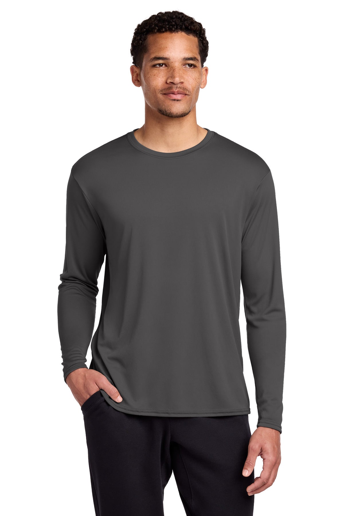 Port & Company PC380LS Company Long Sleeve Performance Tee. PC380LS - Port & Co PC380LS