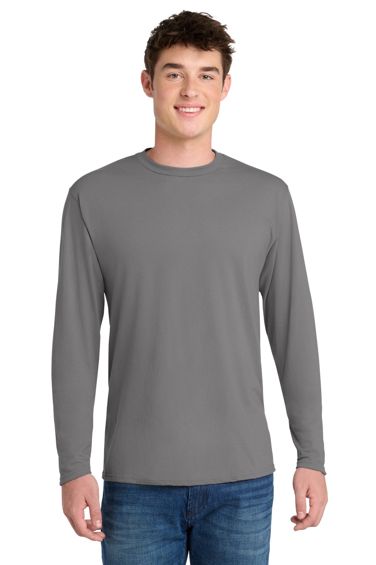 Port & Company PC381LS Long Sleeve Performance Blend Tee | Port & Co PC381LS