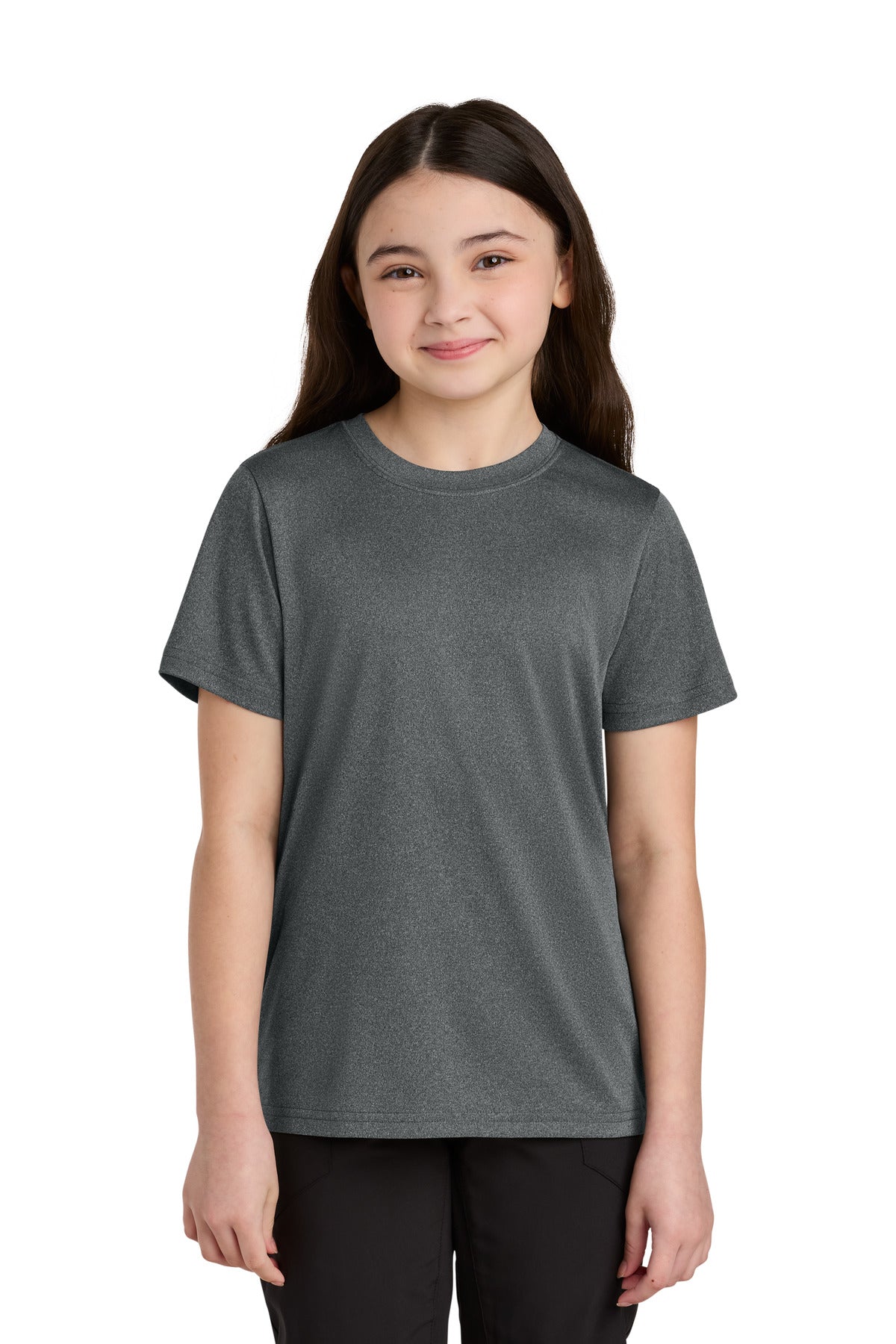 Port & Company PC390Y Youth Heather Performance Tee | Port & Co PC390Y