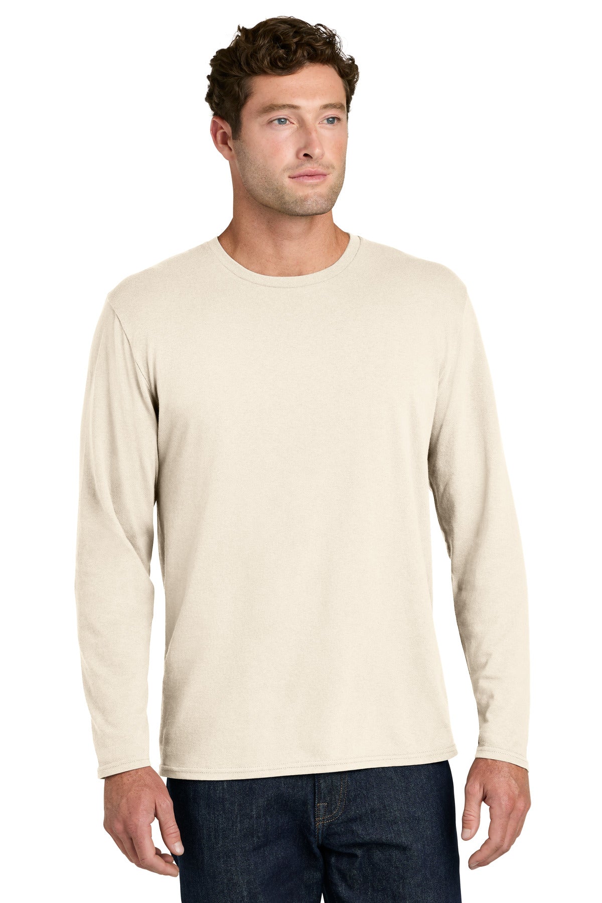 Port & Company PC43LS Easy Cotton Long Sleeve Tee | Port & Co PC43LS