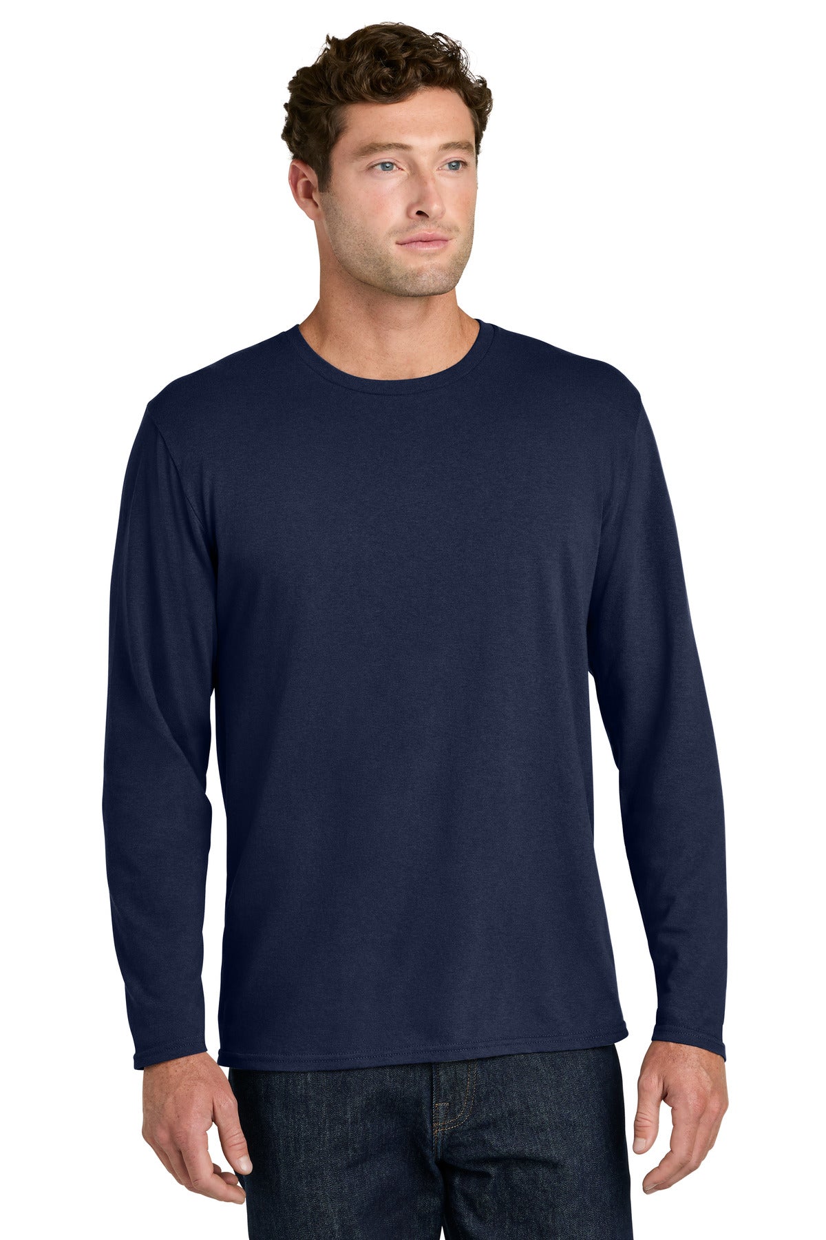 Port & Company PC43LS Easy Cotton Long Sleeve Tee | Port & Co PC43LS