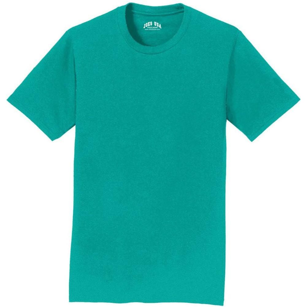 Soft Cotton Lightweight T-Shirt for Men by Joe's USA in Sizes S-6XL (Copy) T-Shirts Joe's USA Team Teal