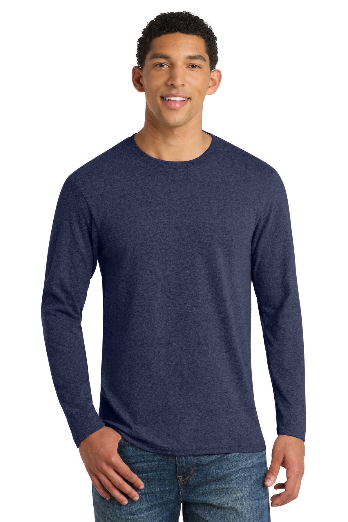 Port & Company PC455LS Long Sleeve Fan Favorite Blend Tee | Port & Co PC455LS