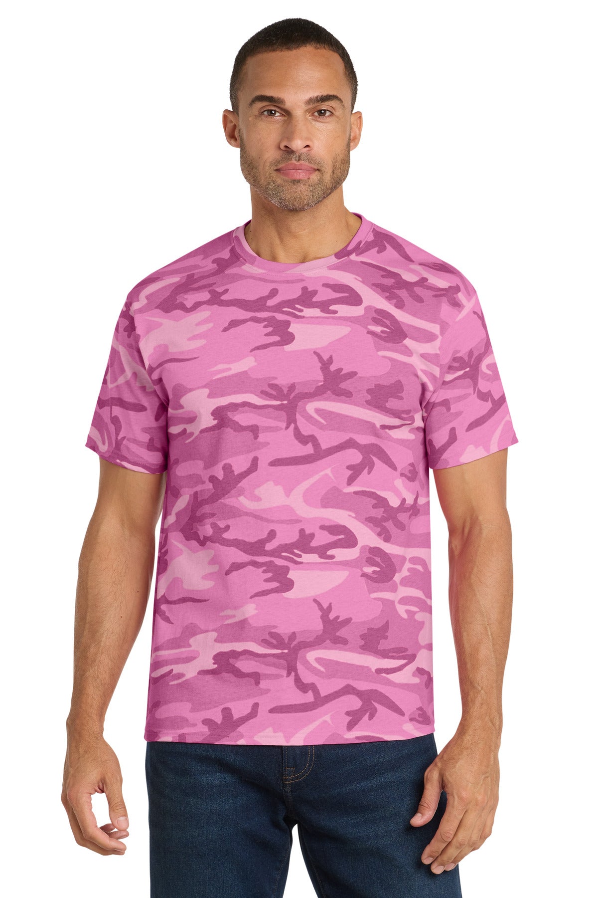 Port & Co â„¢ Core Cotton Camo Tee. PC54C - Port & Company PC54C