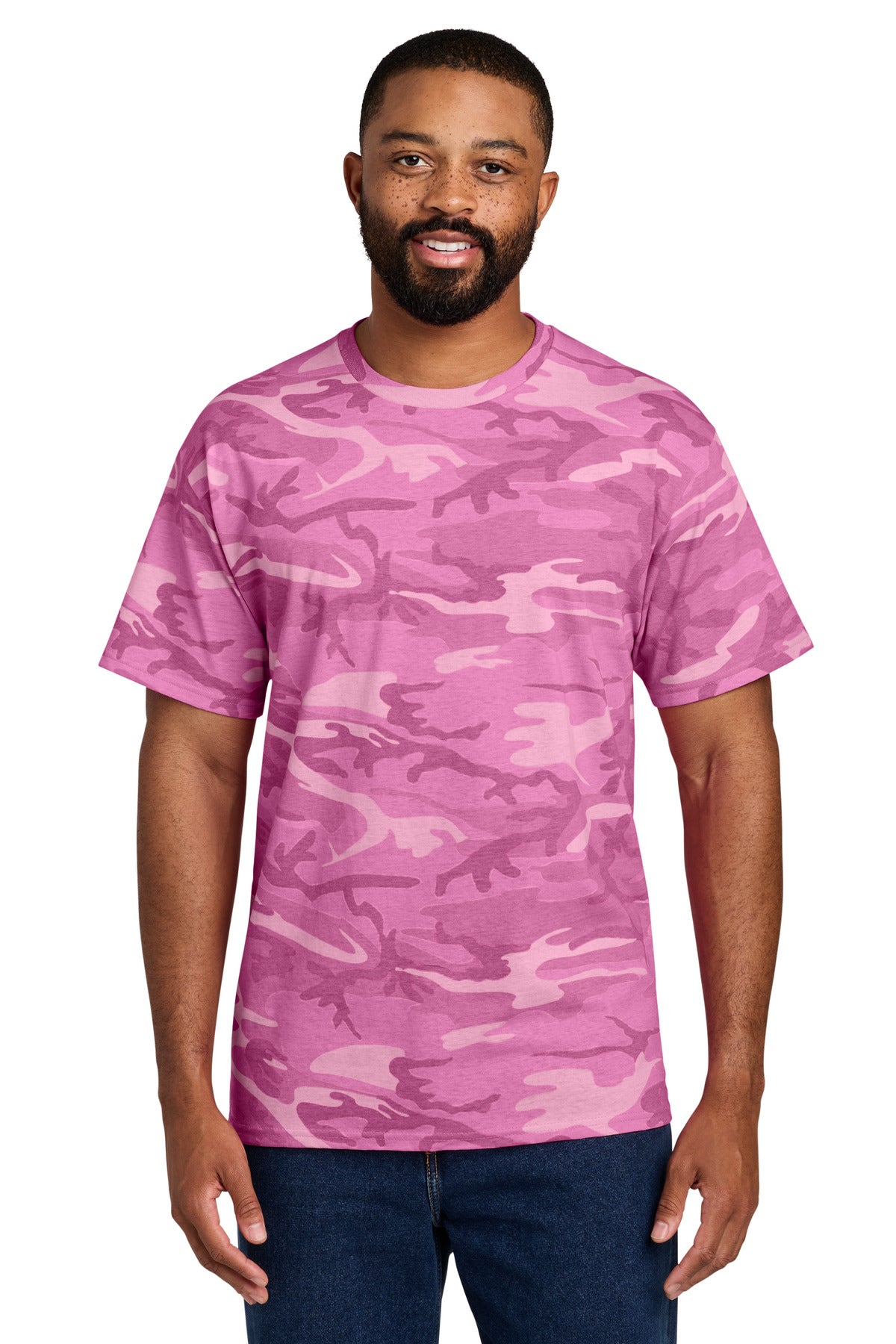 Port & Company PC54C Core Cotton Camo Tee | Port & Co PC54C