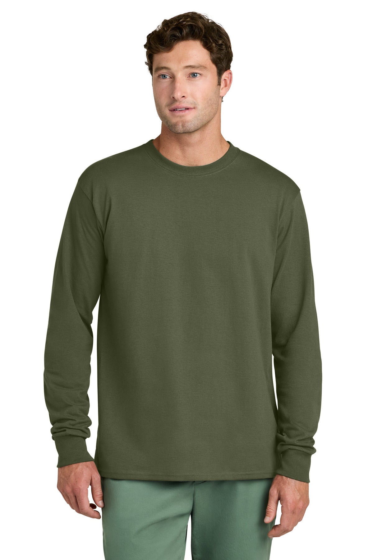 Port & Company PC54LS Long Sleeve Core Cotton Tee | Port & Co PC54LS