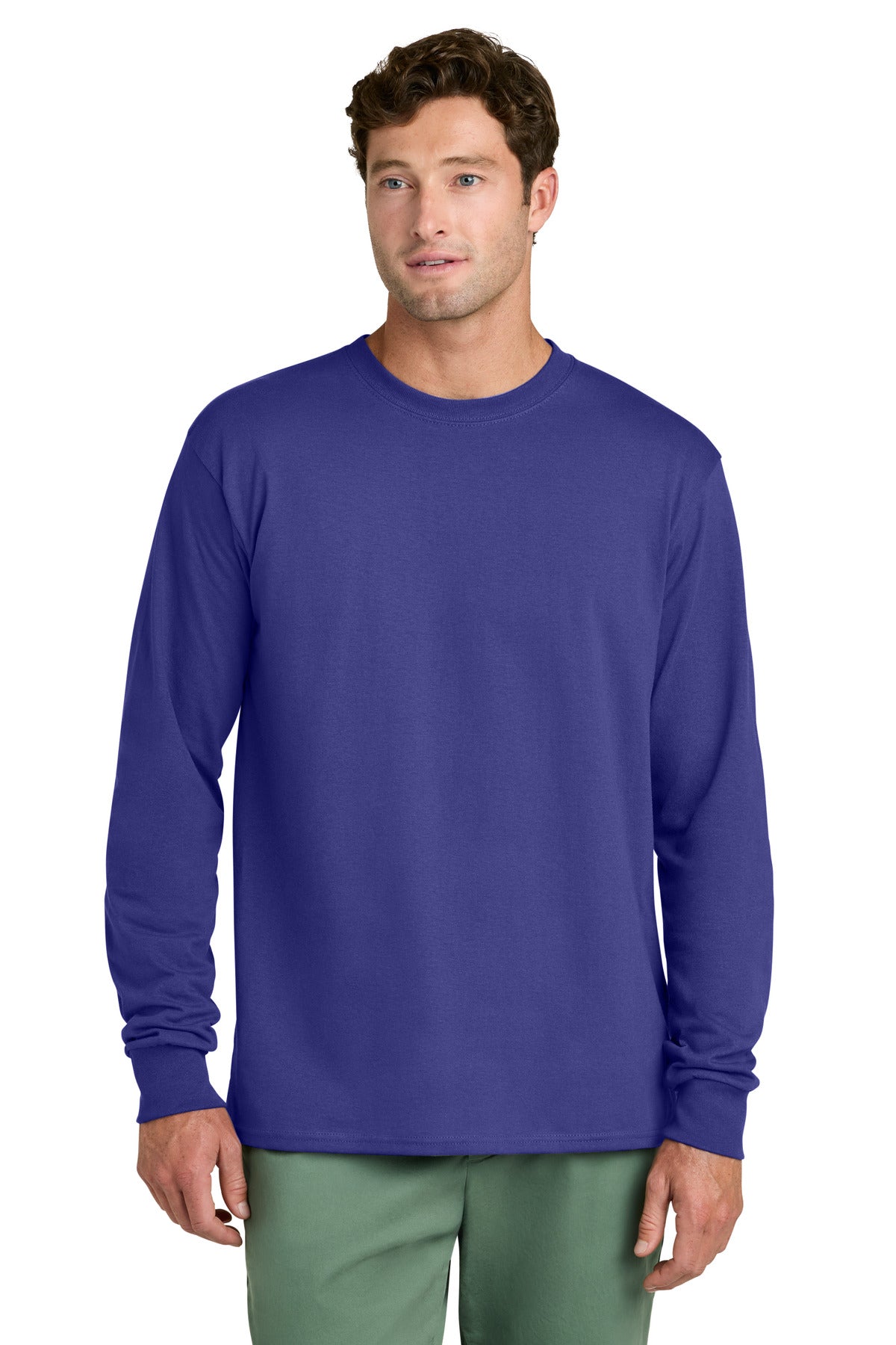 Port & Co ™ Long Sleeve Core Cotton Tee. PC54LS - Port & Company PC54LS