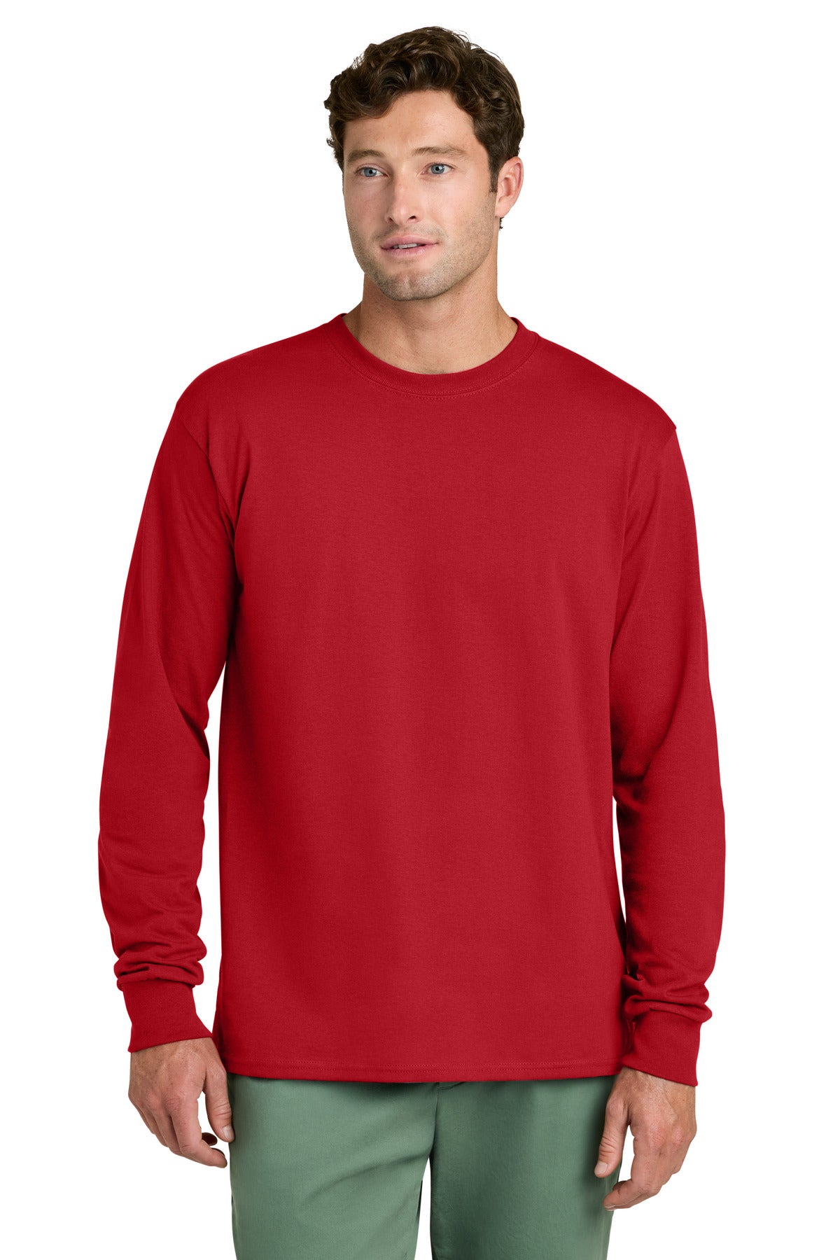 Port & Co ™ Long Sleeve Core Cotton Tee. PC54LS - Port & Company PC54LS