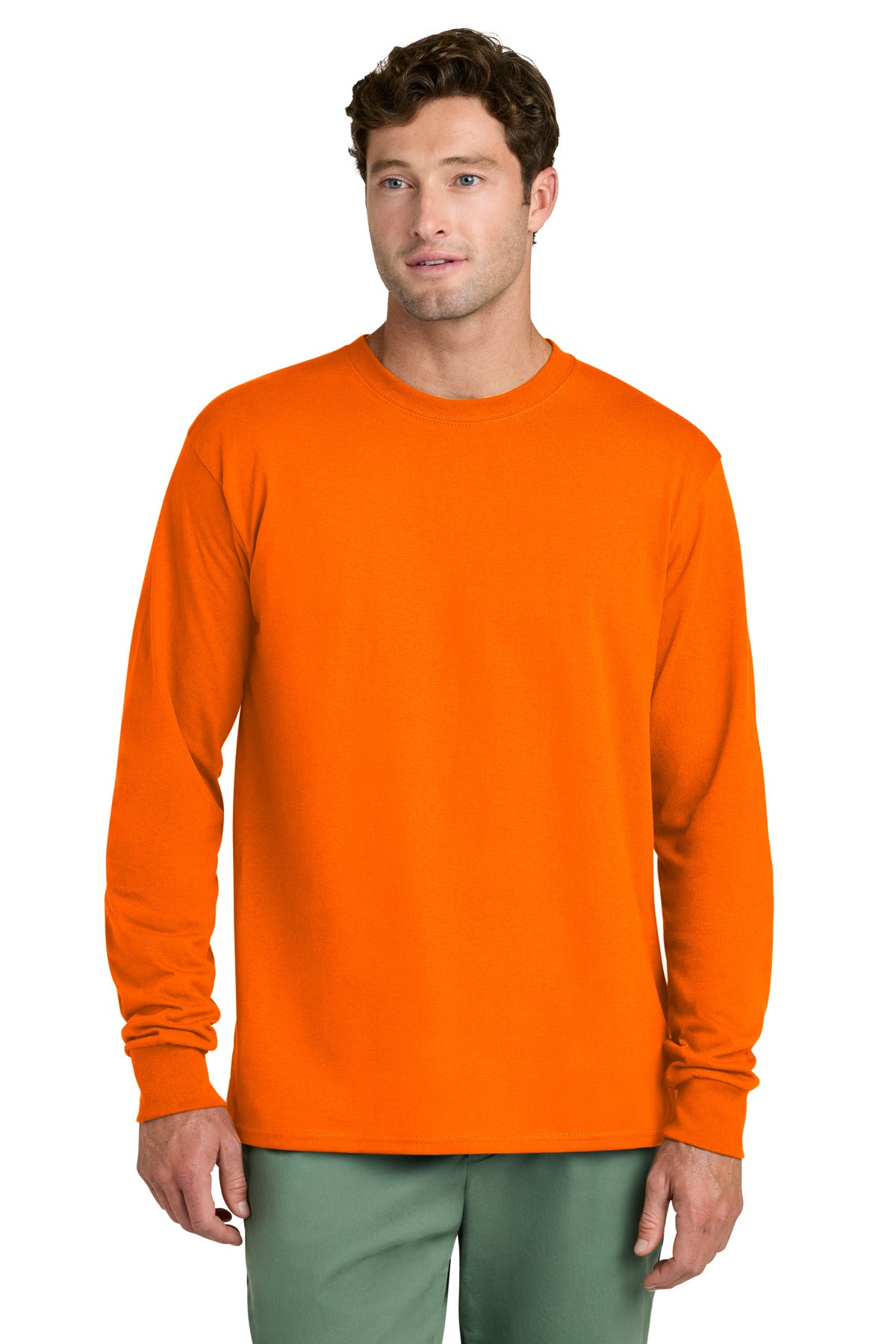 Port & Co ™ Long Sleeve Core Cotton Tee. PC54LS - Port & Company PC54LS
