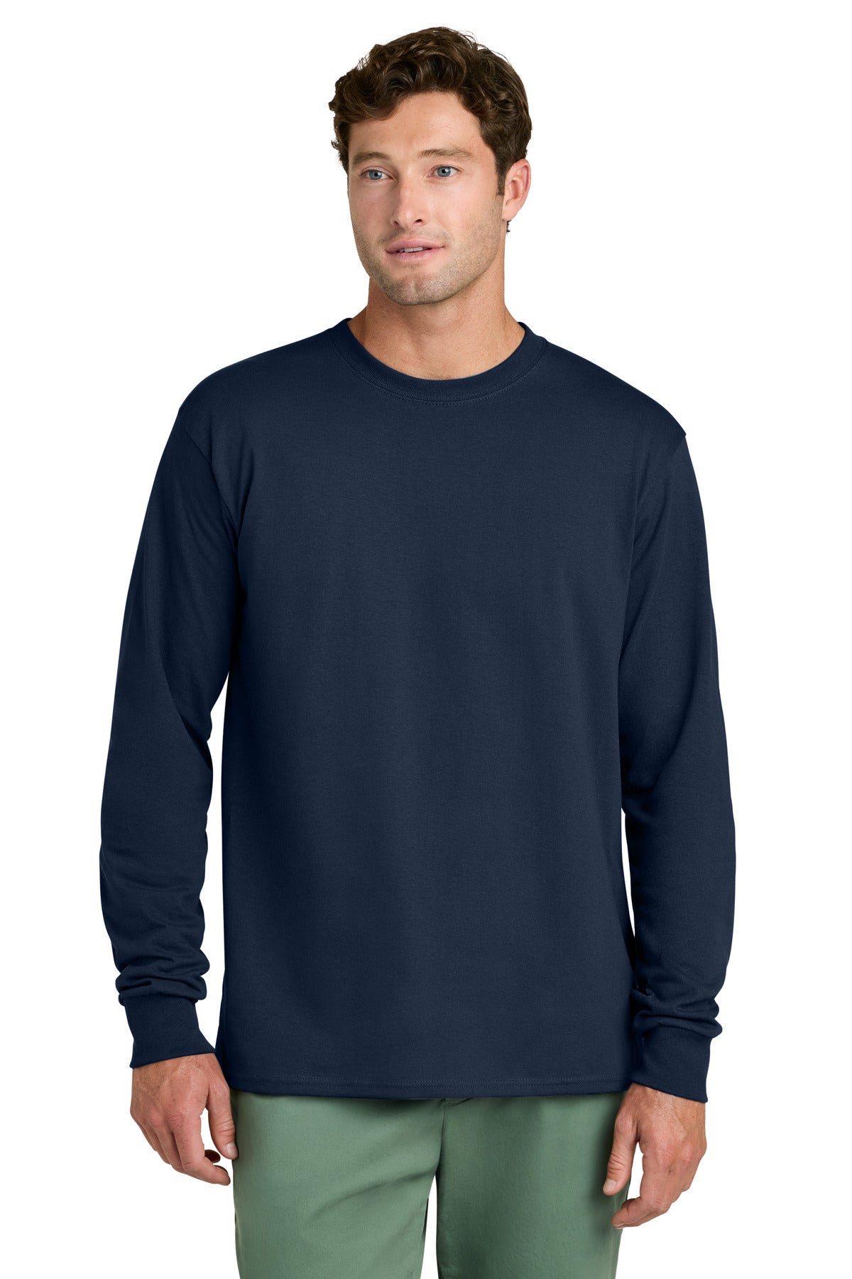 Port & Co ™ Long Sleeve Core Cotton Tee. PC54LS - Port & Company PC54LS