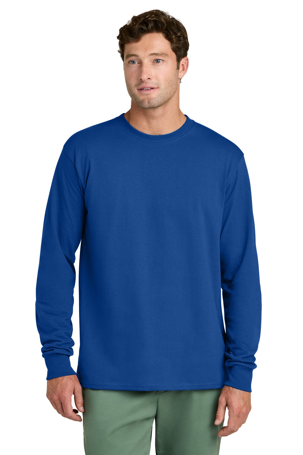 Port & Company PC54LS Long Sleeve Core Cotton Tee | Port & Co PC54LS
