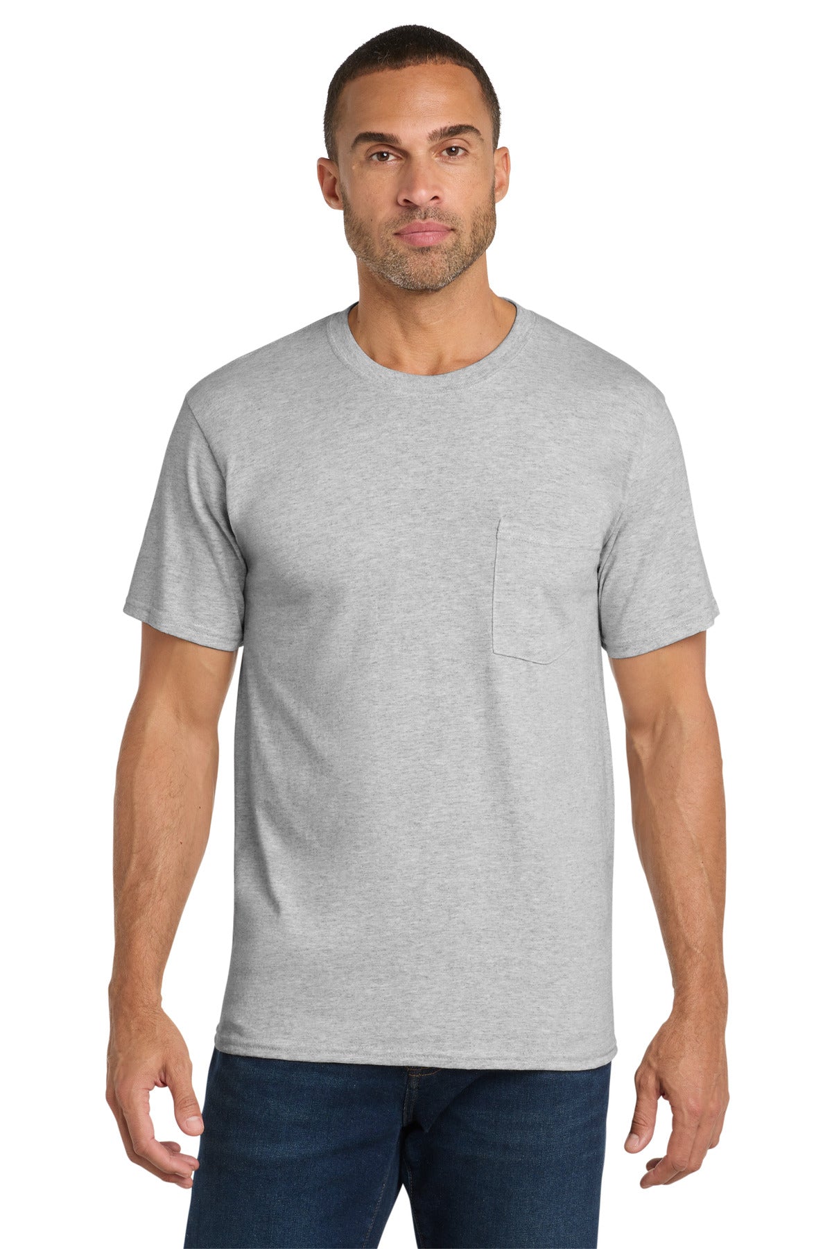Port & Co ™ Core Cotton Pocket Tee. PC54P - Port & Co PC54P