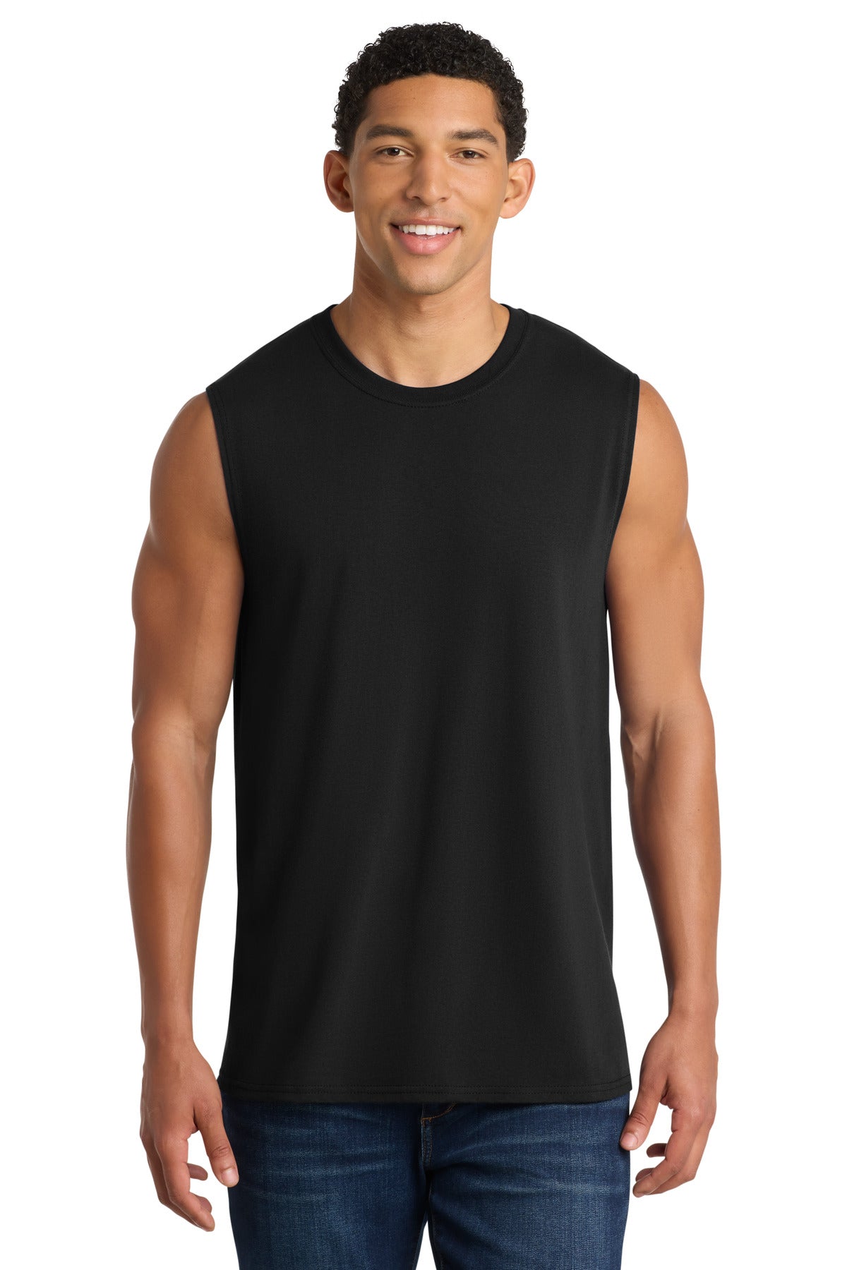 Port & Co ™ Core Cotton Sleeveless Tee. PC54SL - Port & Co PC54SL