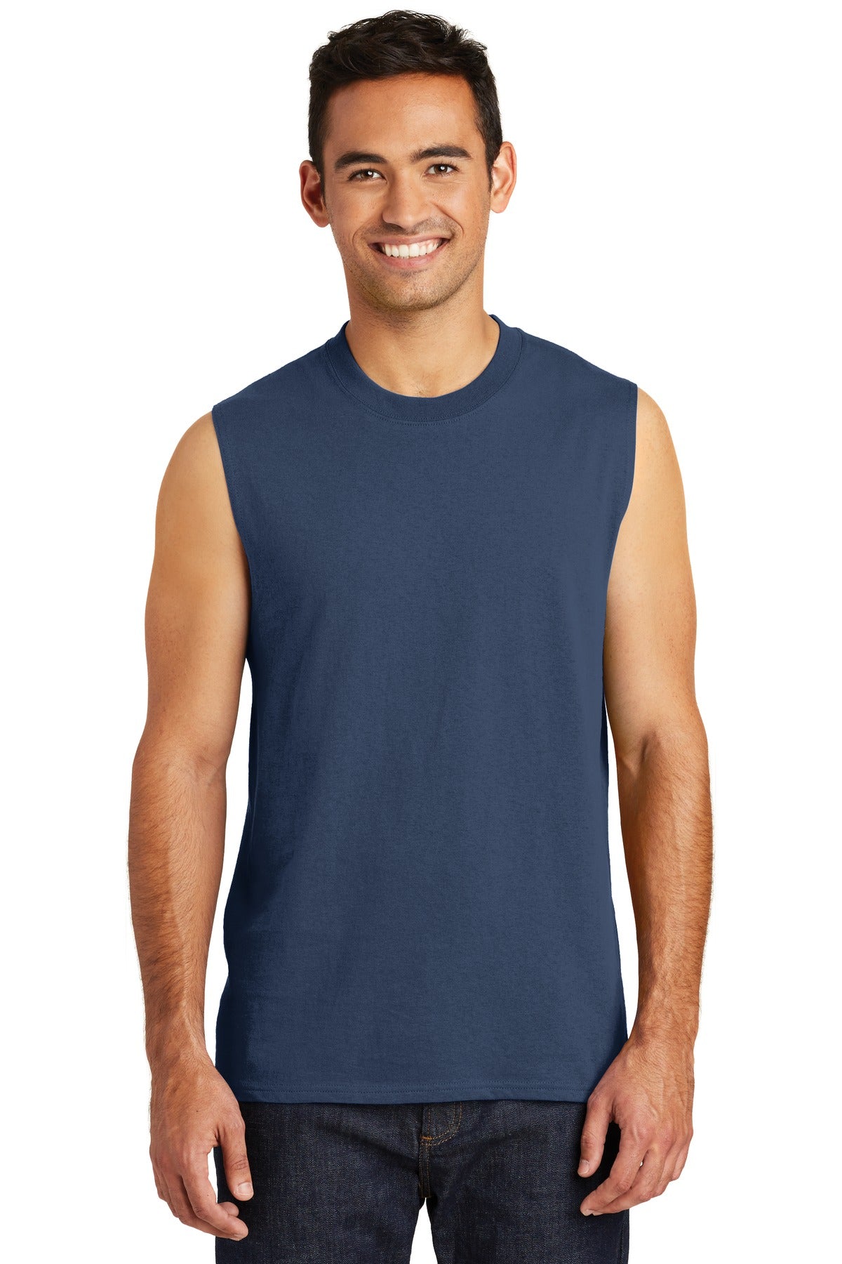 Port & Co ™ Core Cotton Sleeveless Tee. PC54SL - Port & Company PC54SL