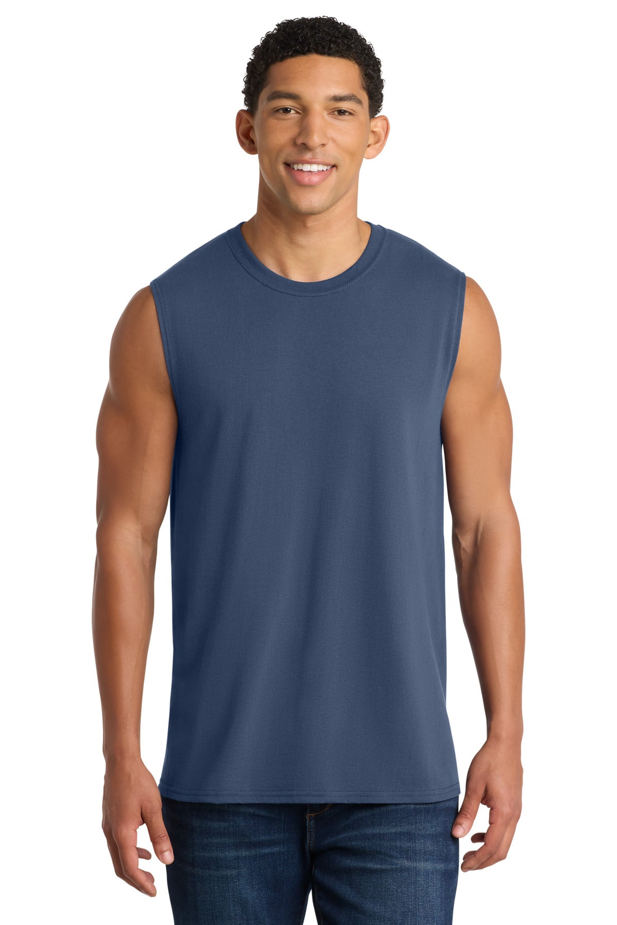 Port & Co ™ Core Cotton Sleeveless Tee. PC54SL - Port & Co PC54SL