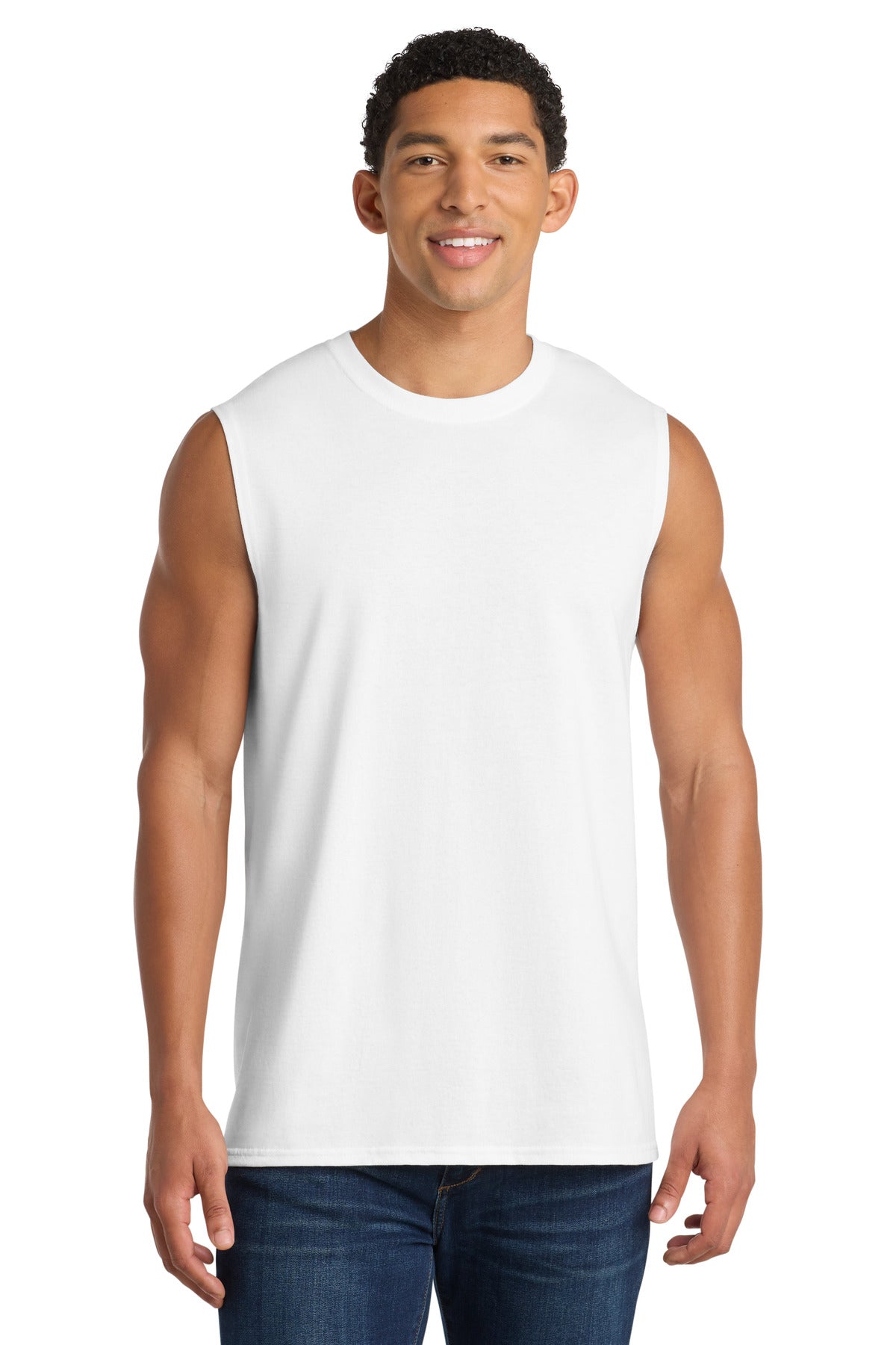 Port & Company PC54SL Core Cotton Sleeveless Tee | Port & Co PC54SL